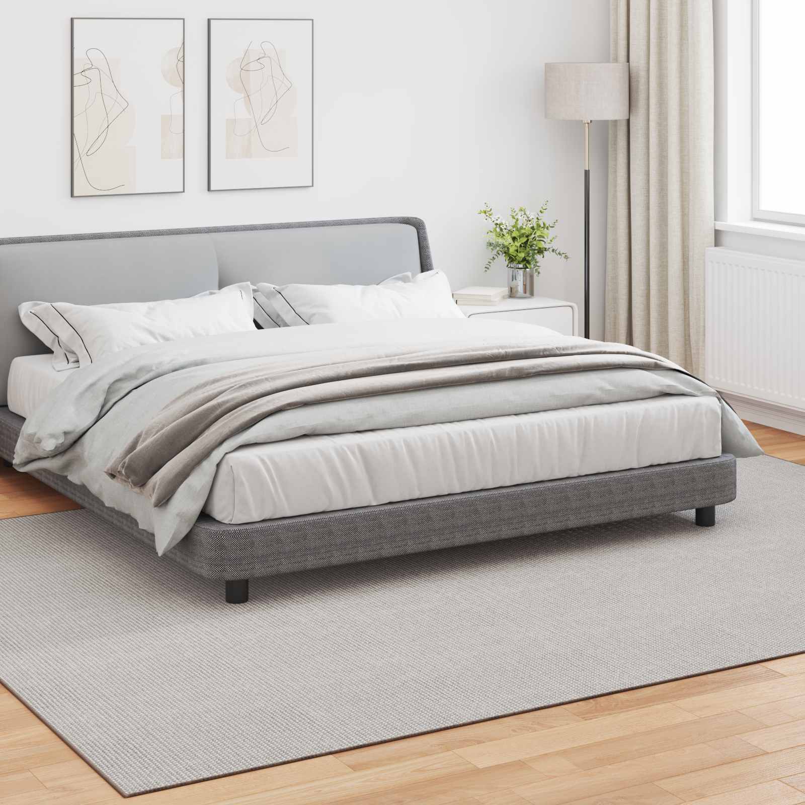 Tappeto per interni LUGO Crema 280 x 200 cm Poliestere