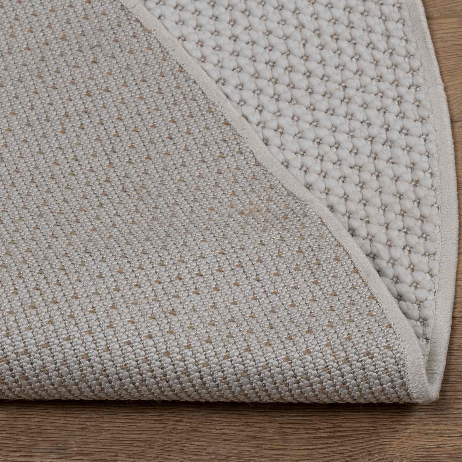 Tappeto per interni LUGO Crema Ø 120 CM Poliestere