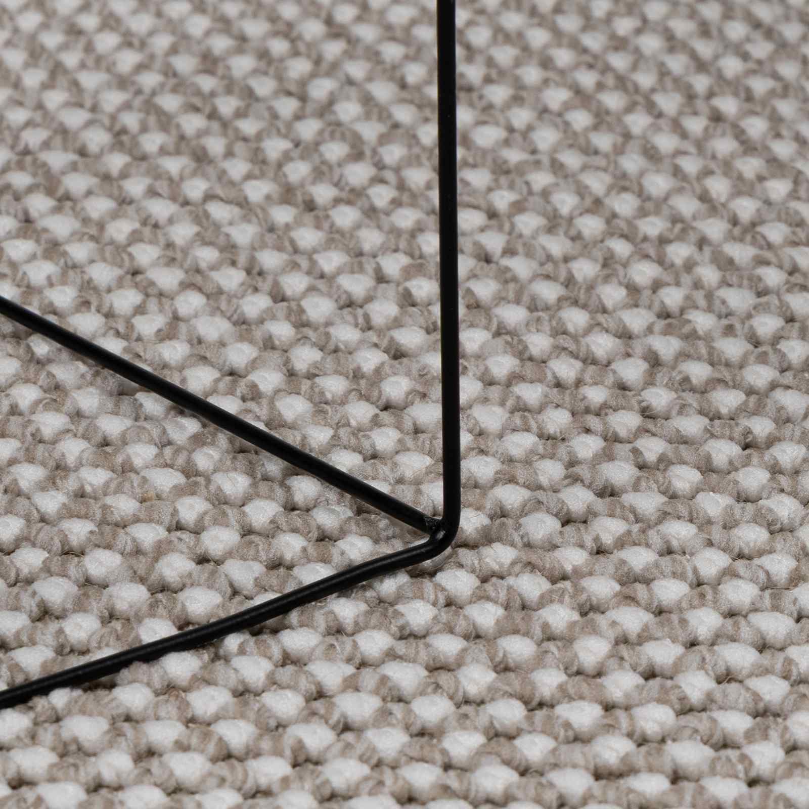 Tappeto per interni LUGO Crema e Taupe Ø 160 cm Poliestere