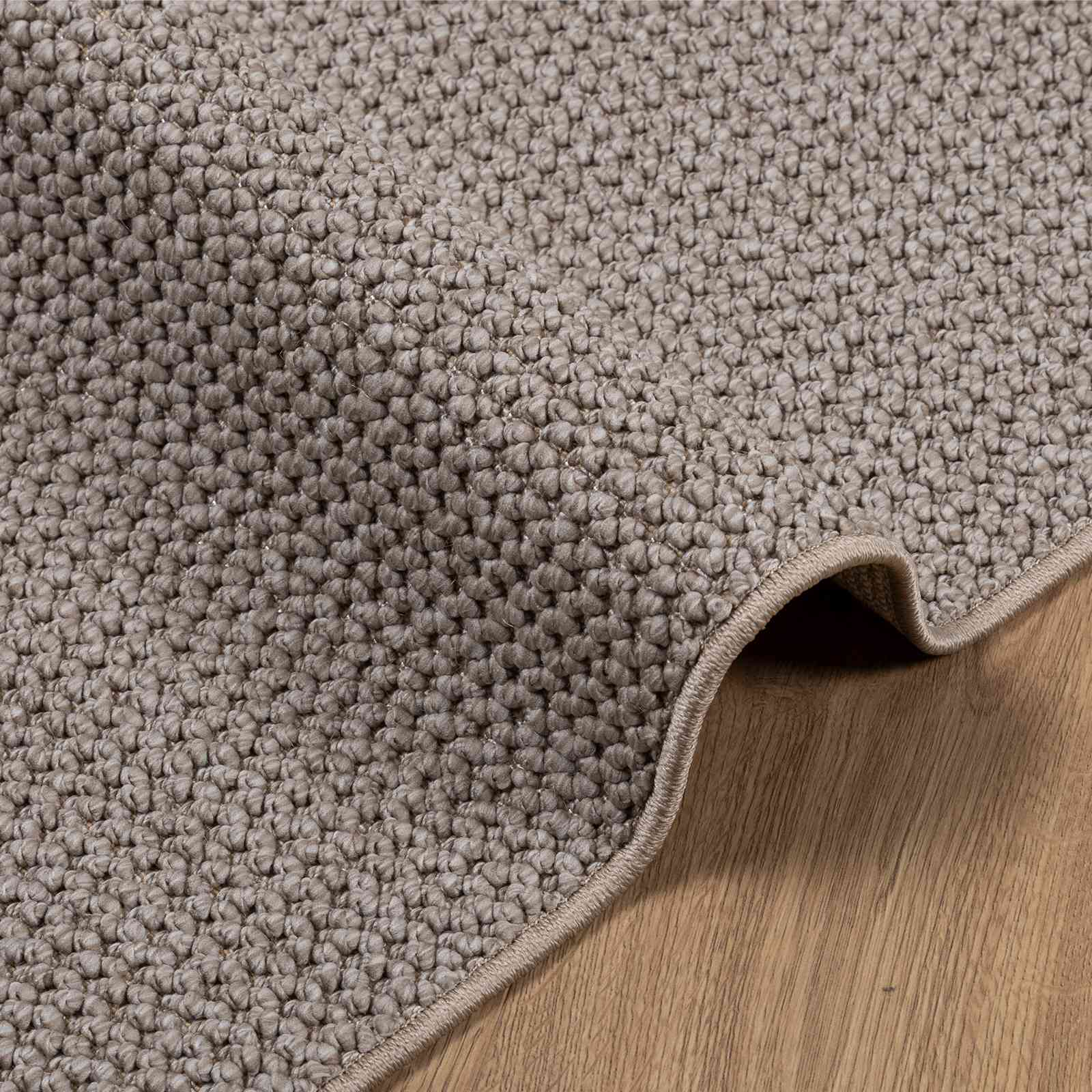 Tappeto per interni LUGO Crema e Taupe 80 x 150 cm Poliestere
