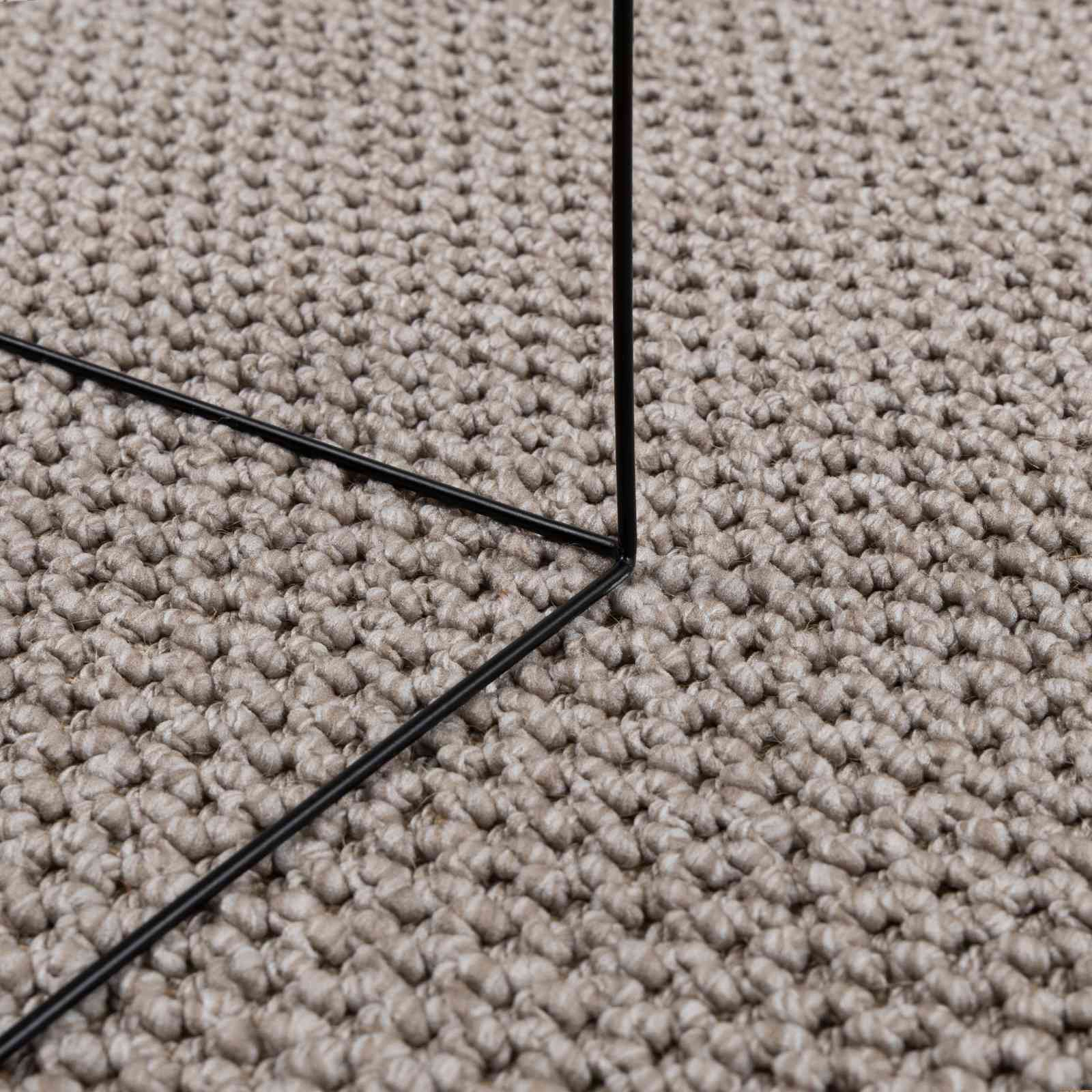 Tappeto per interni LUGO Crema e Taupe 200 x 280 cm Poliestere