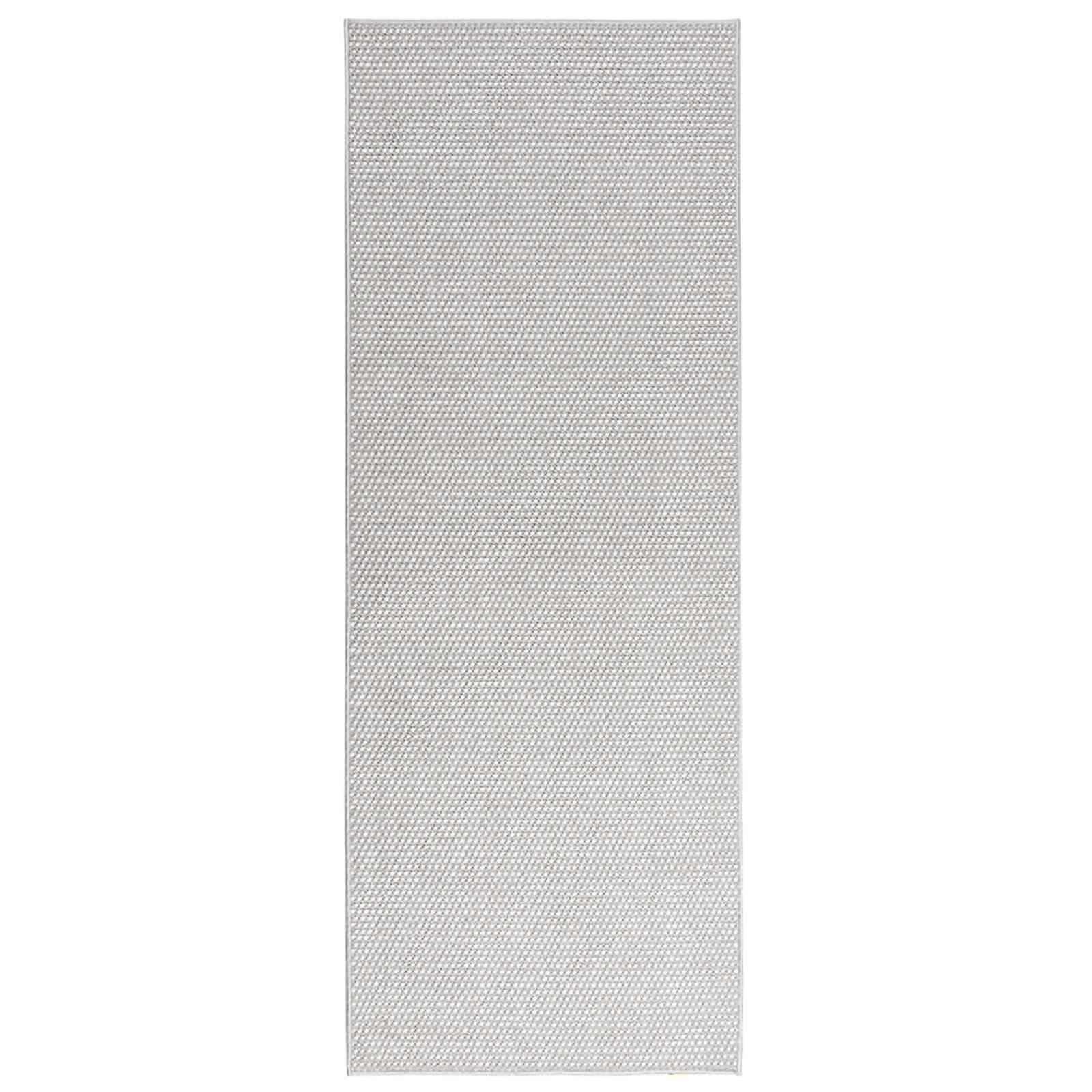 Tappeto per interni LUGO Crema e Grigio 80 x 150 cm Poliestere