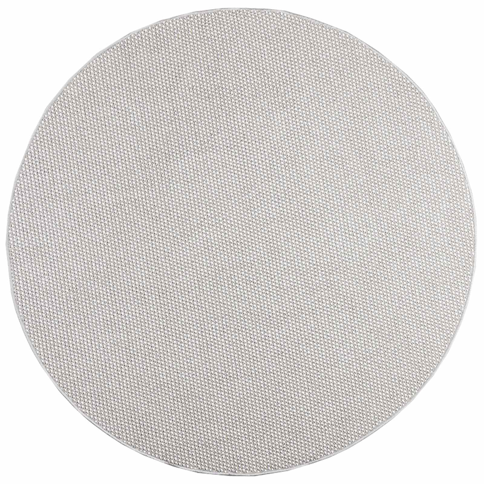 Tappeto per interni LUGO Crema e Grigio Ø 120 CM Poliestere