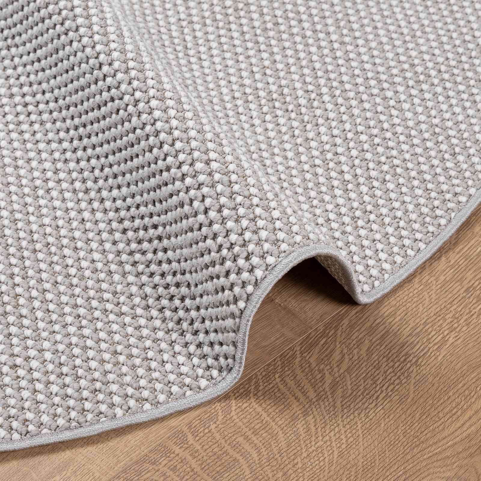 Tappeto per interni LUGO Crema e Grigio Ø 160 CM Poliestere