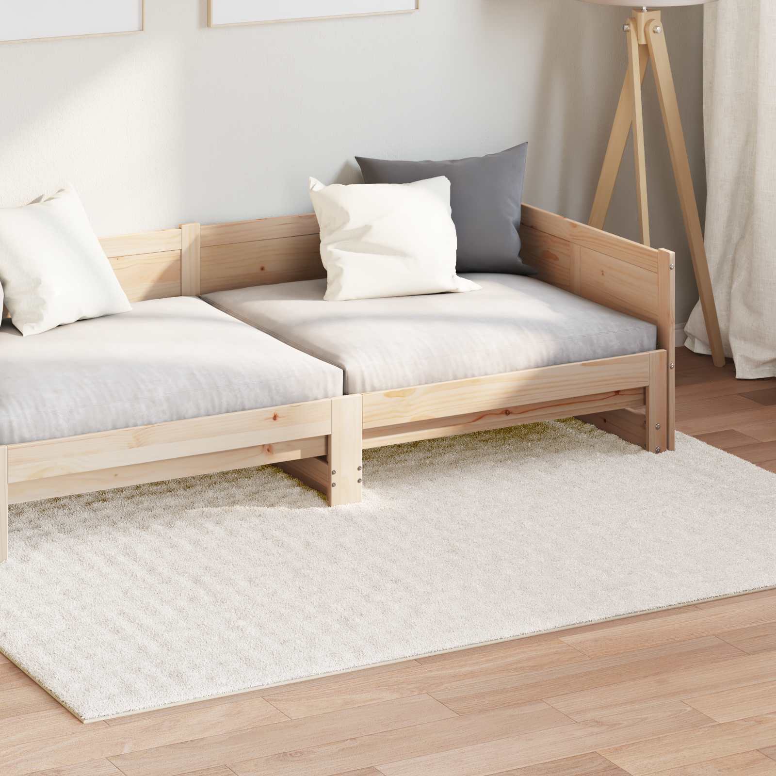 Tappeti per area SIROLO Crema 230 x 160 cm Poliestere