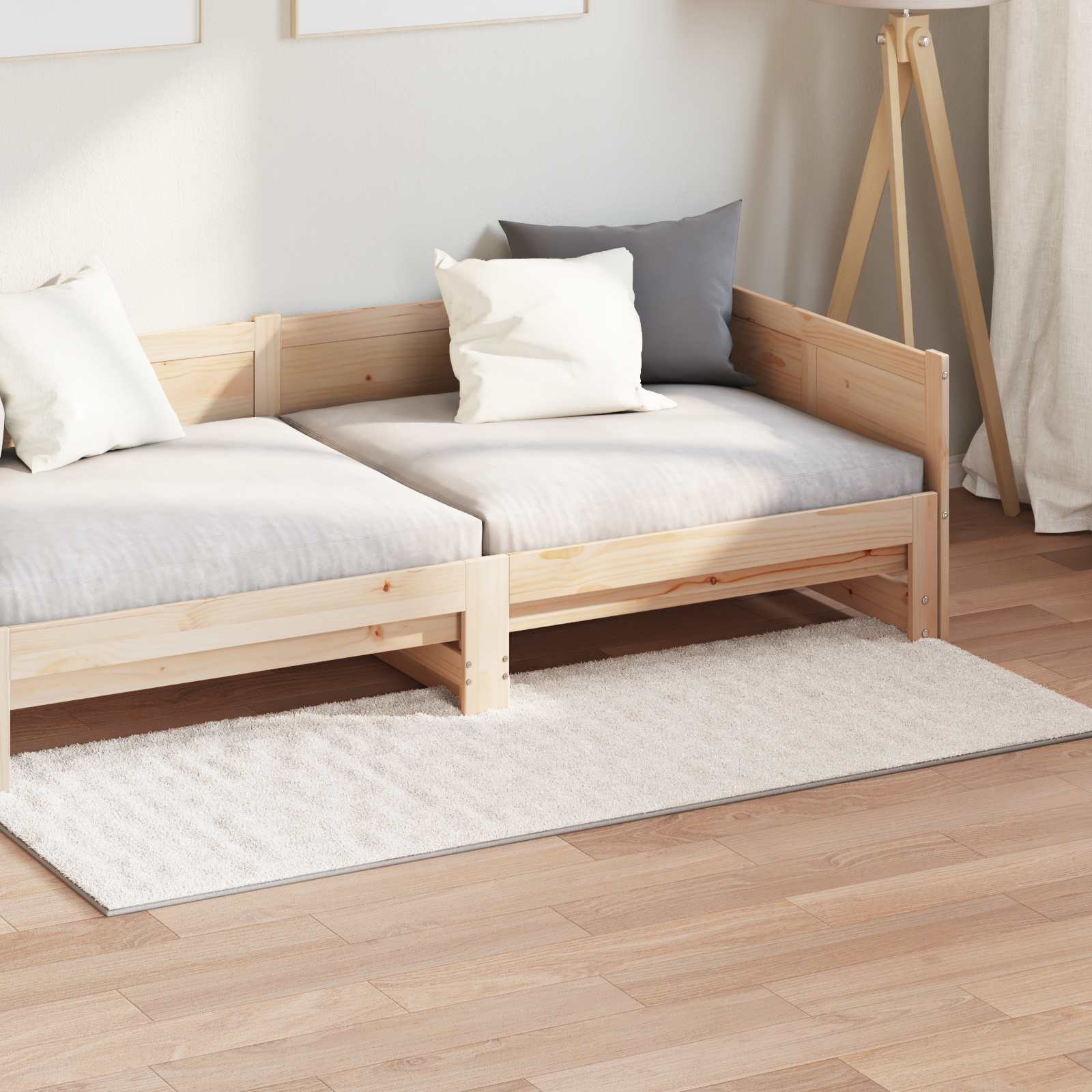 Tappeti per area SIROLO Beige 150 x 80 cm Poliestere