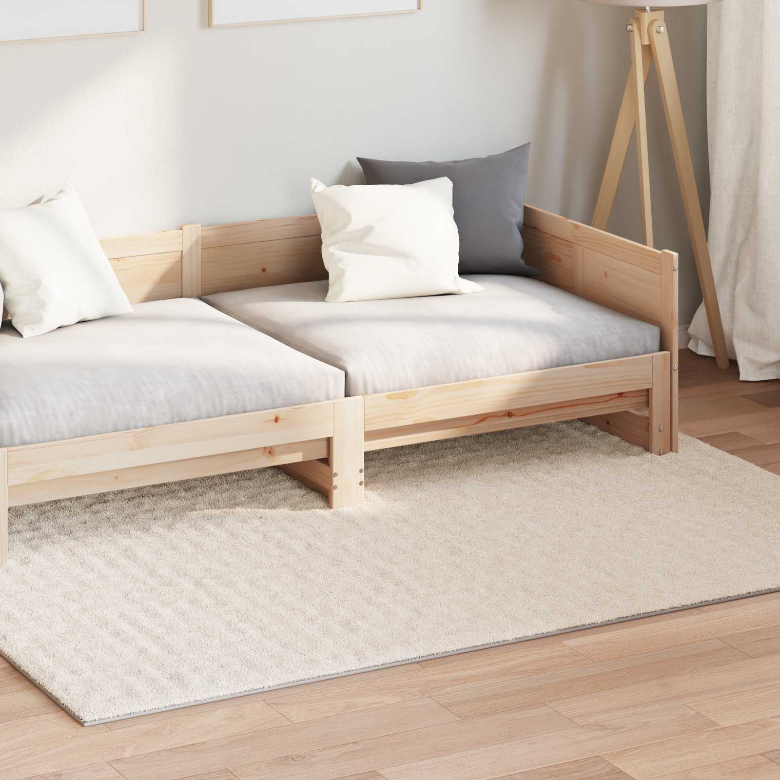 Tappeti per area SIROLO Beige 200 x 140 cm Poliestere