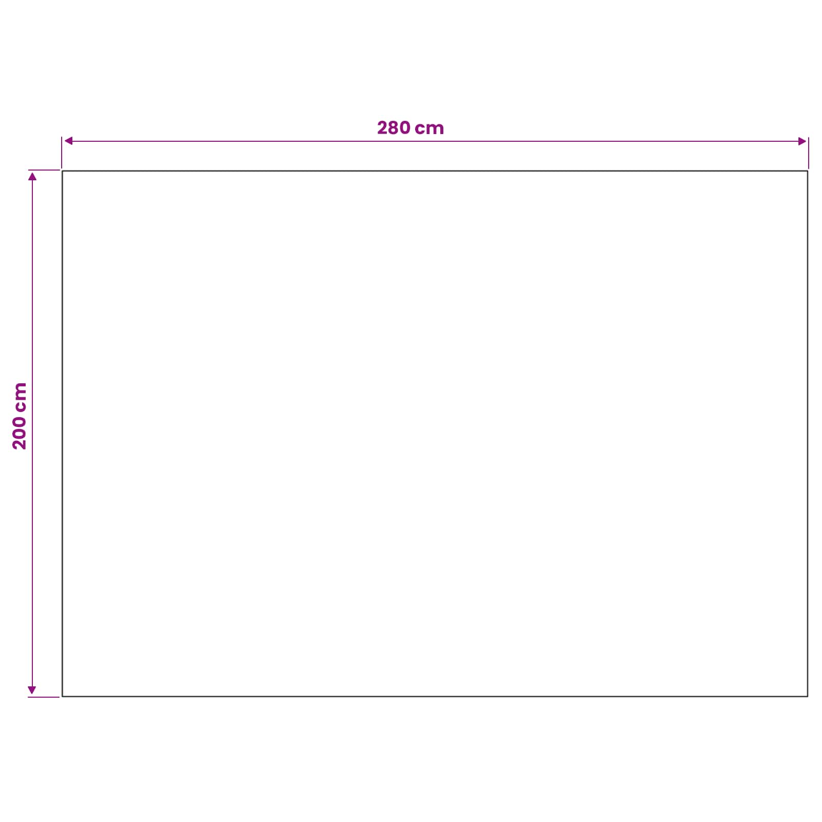 Tappeto per interni SIROLO Beige 200 x 280 cm Poliestere