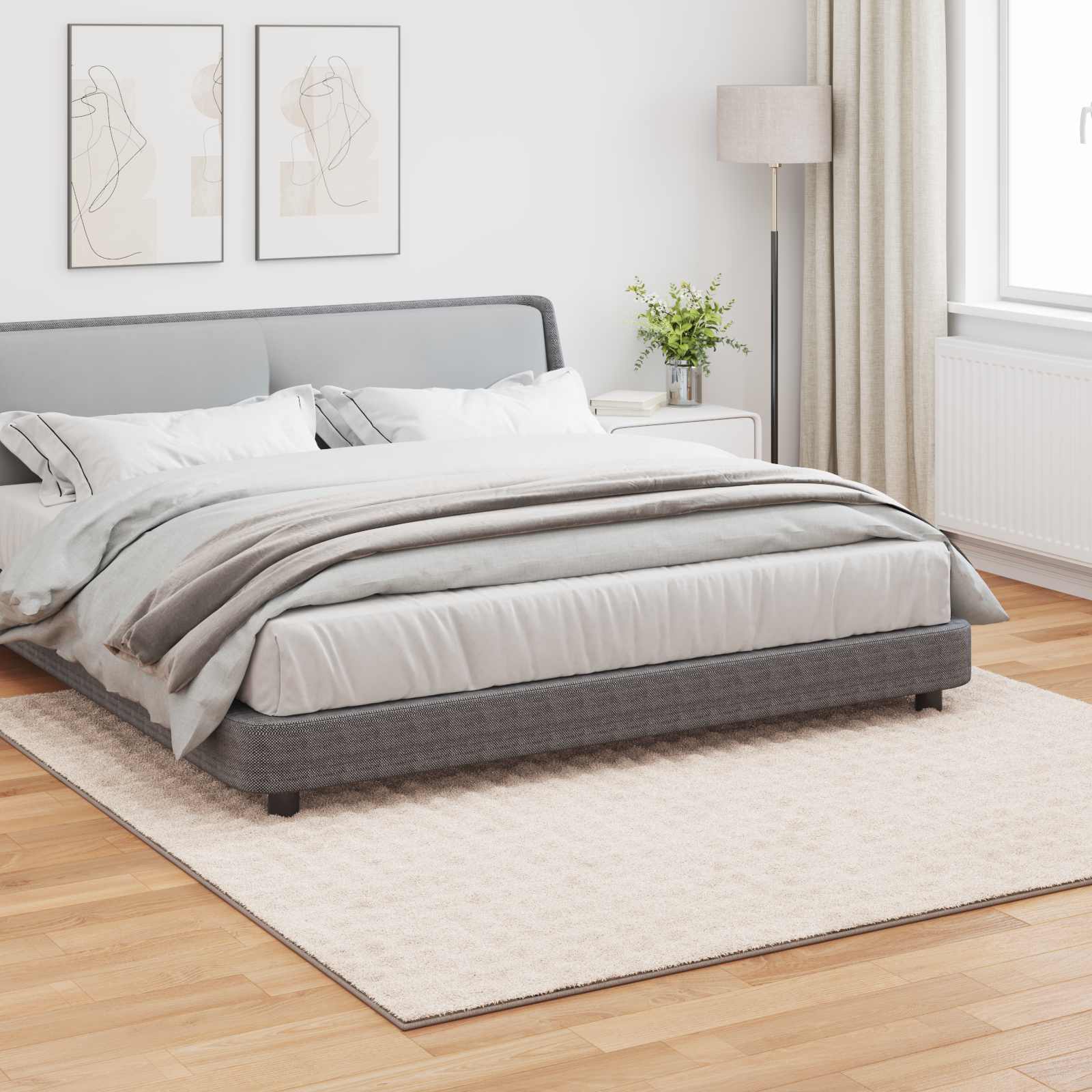 Tappeti per area Quadrato SIROLO Beige 240 x 240 cm Poliestere