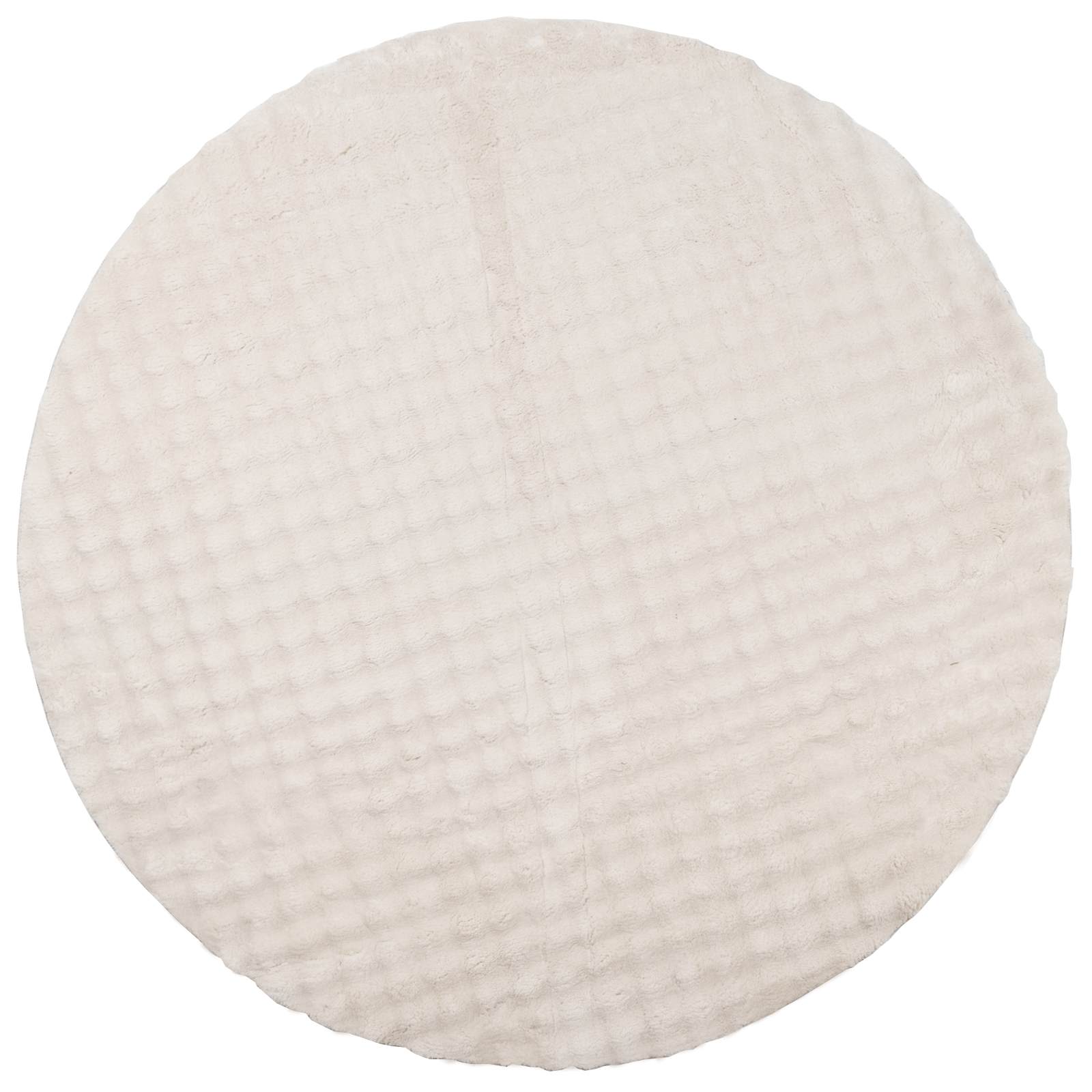 Tappeti per area Rotondo SIROLO Beige Ø 160 CM Poliestere