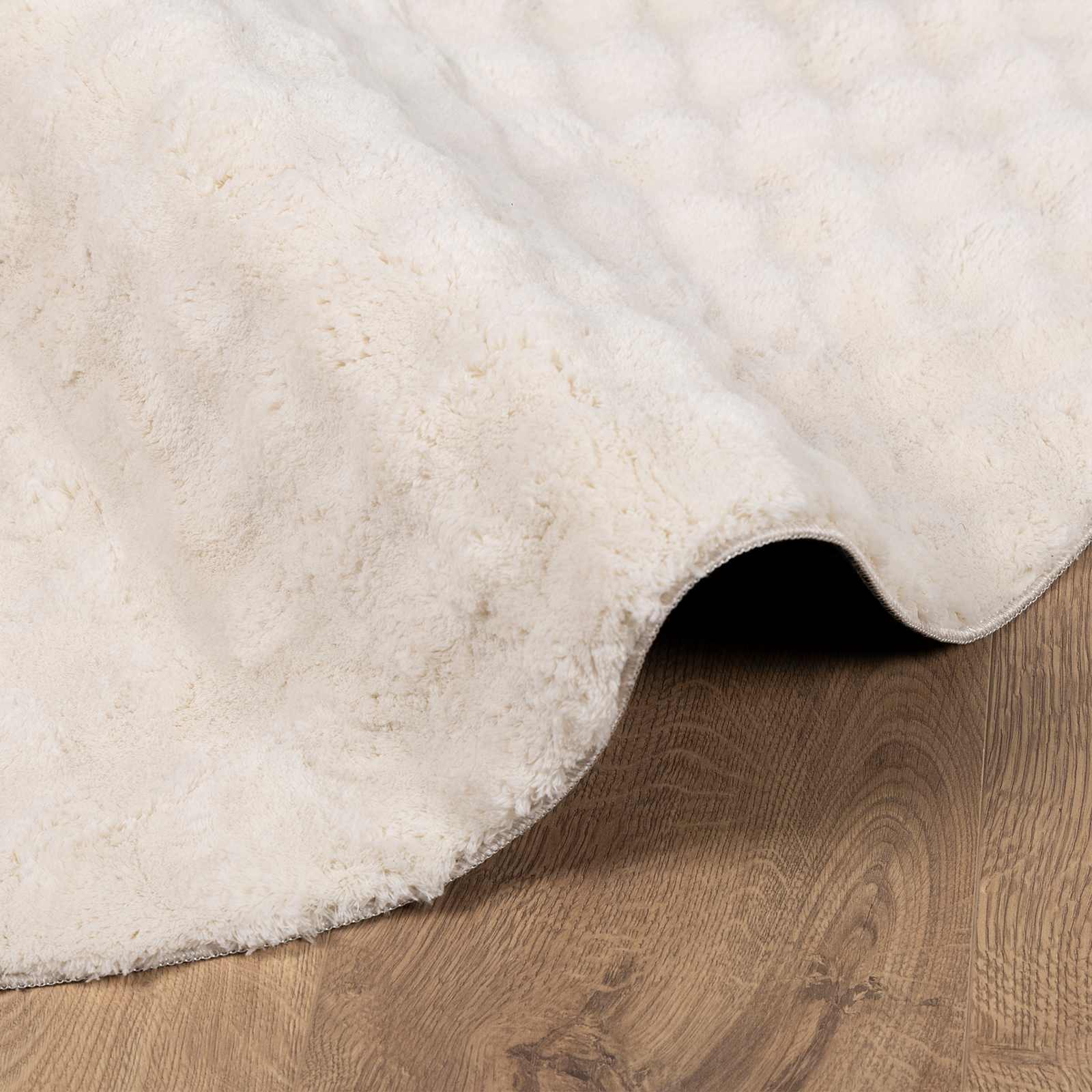 Tappeti per area Rotondo SIROLO Beige Ø 160 CM Poliestere
