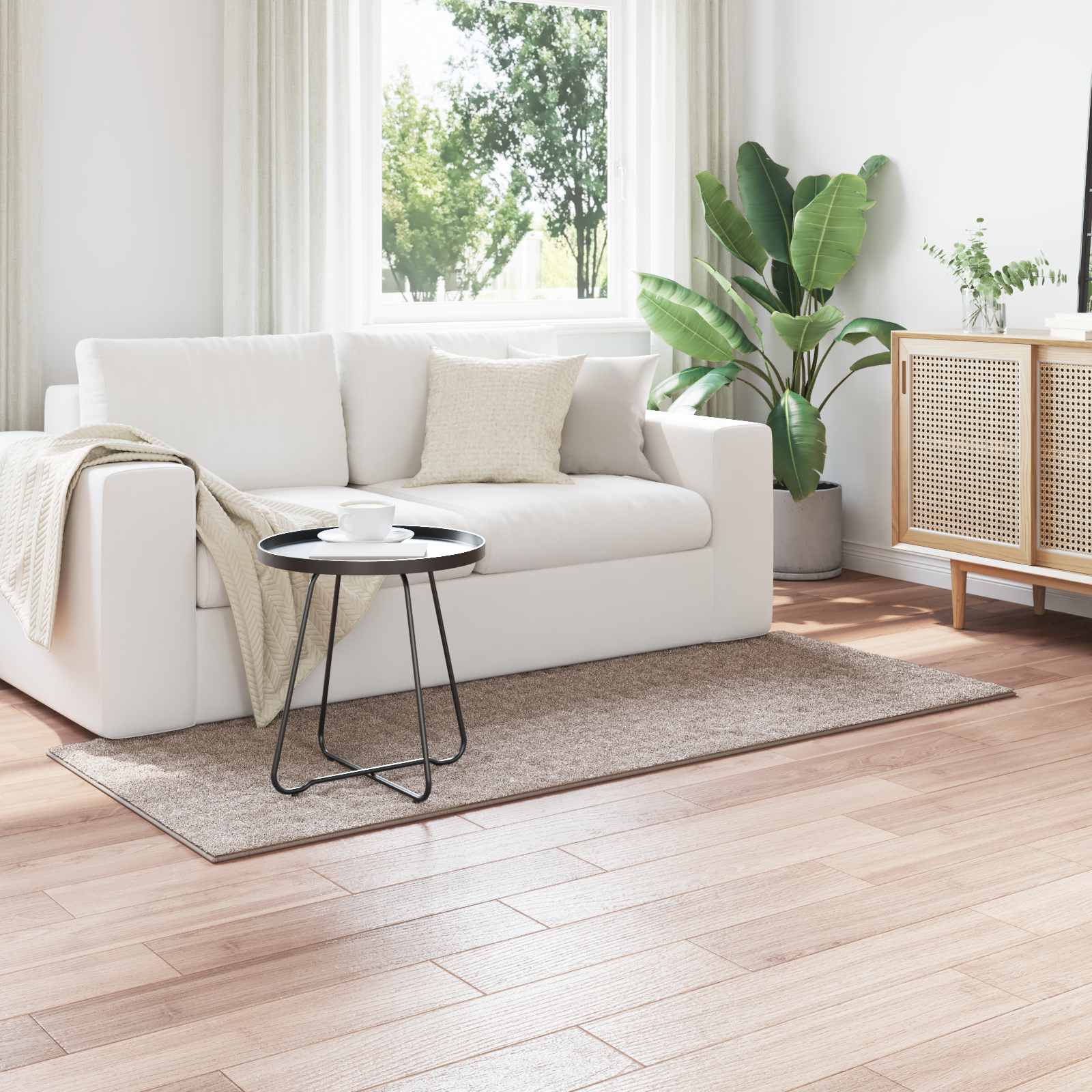 Tappeto per interni SIROLO Sabbia 80 x 150 cm Poliestere
