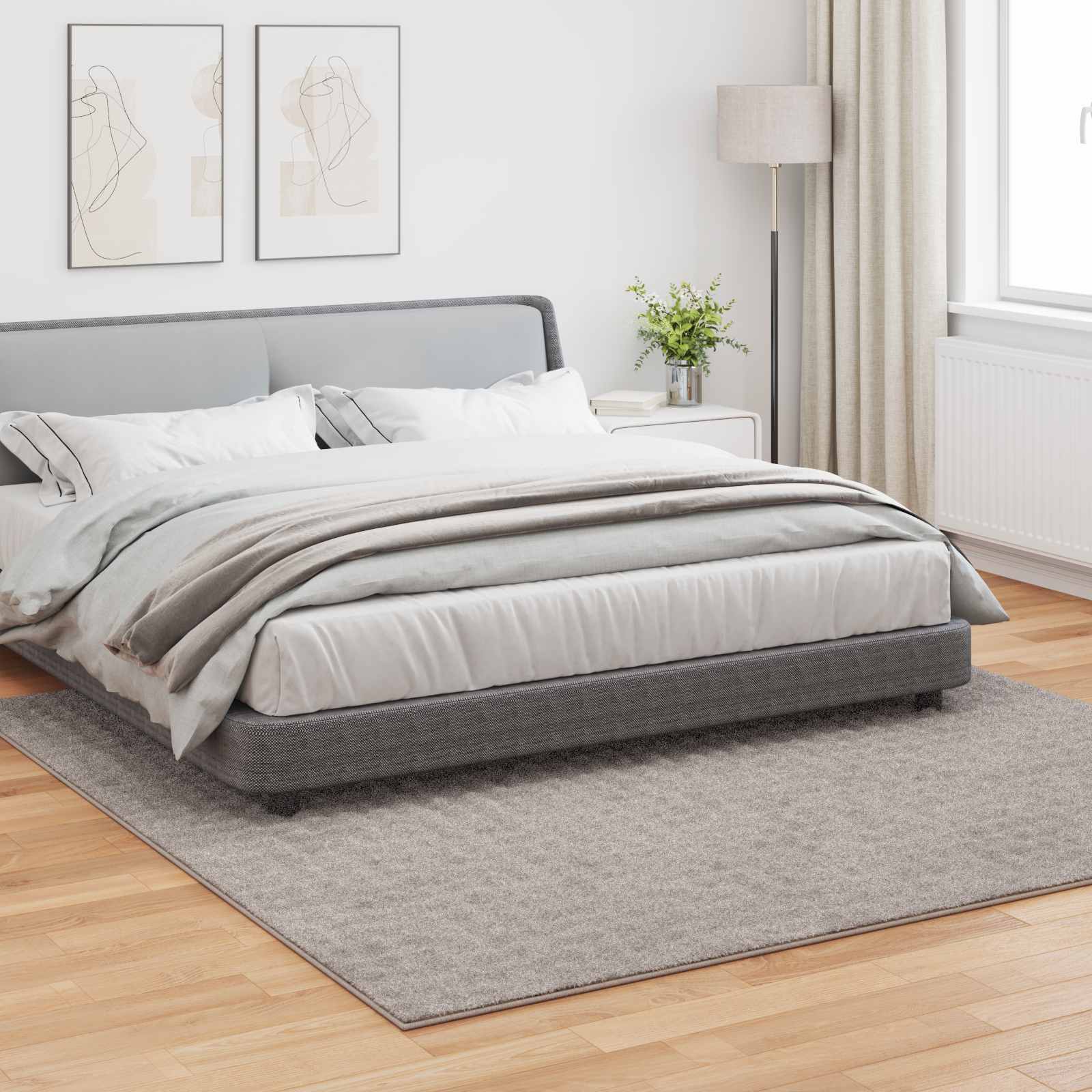 Tappeti per area Quadrato SIROLO Sabbia 240 x 240 cm Poliestere