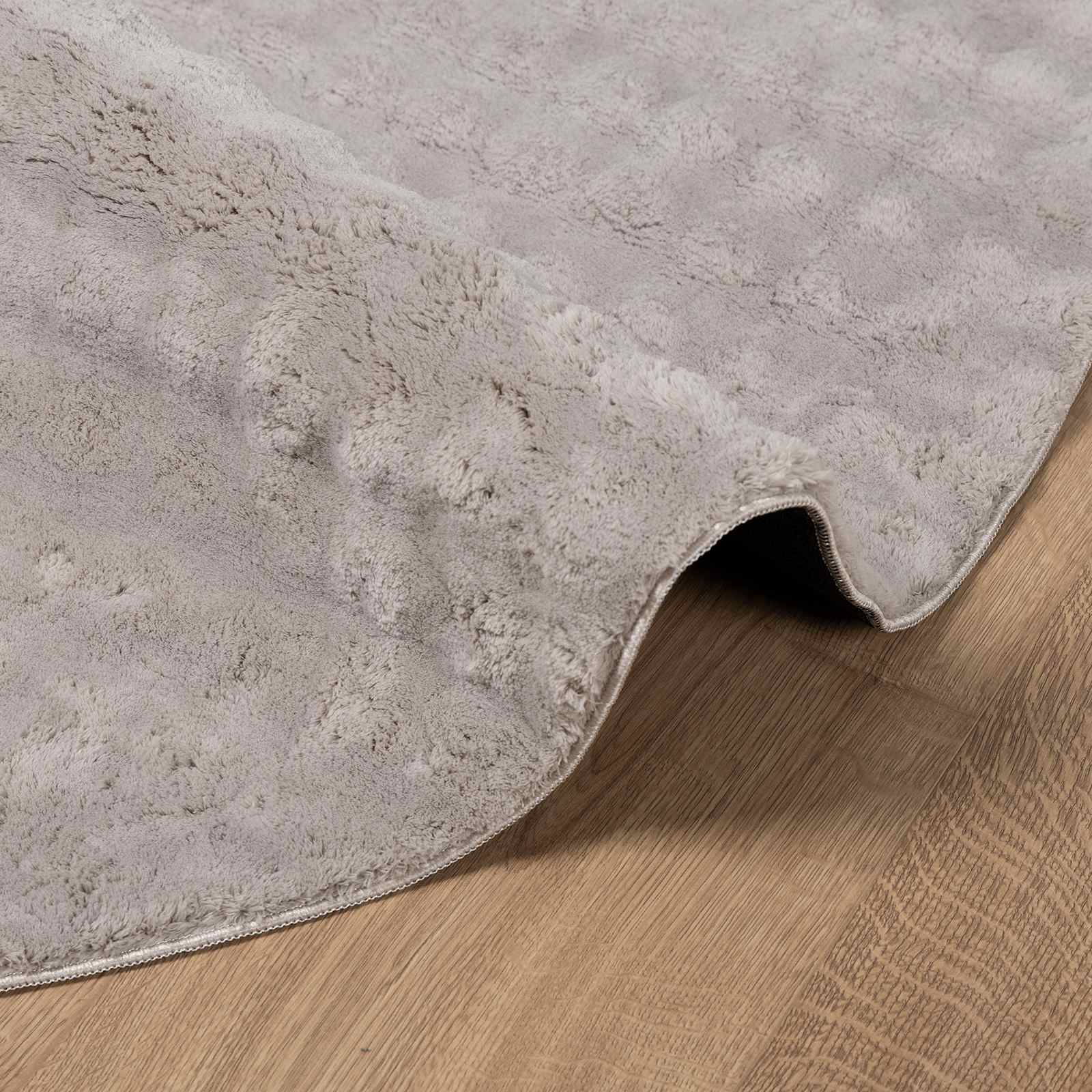 Tappeti per area Rotondo SIROLO Sabbia Ø 120 CM Poliestere