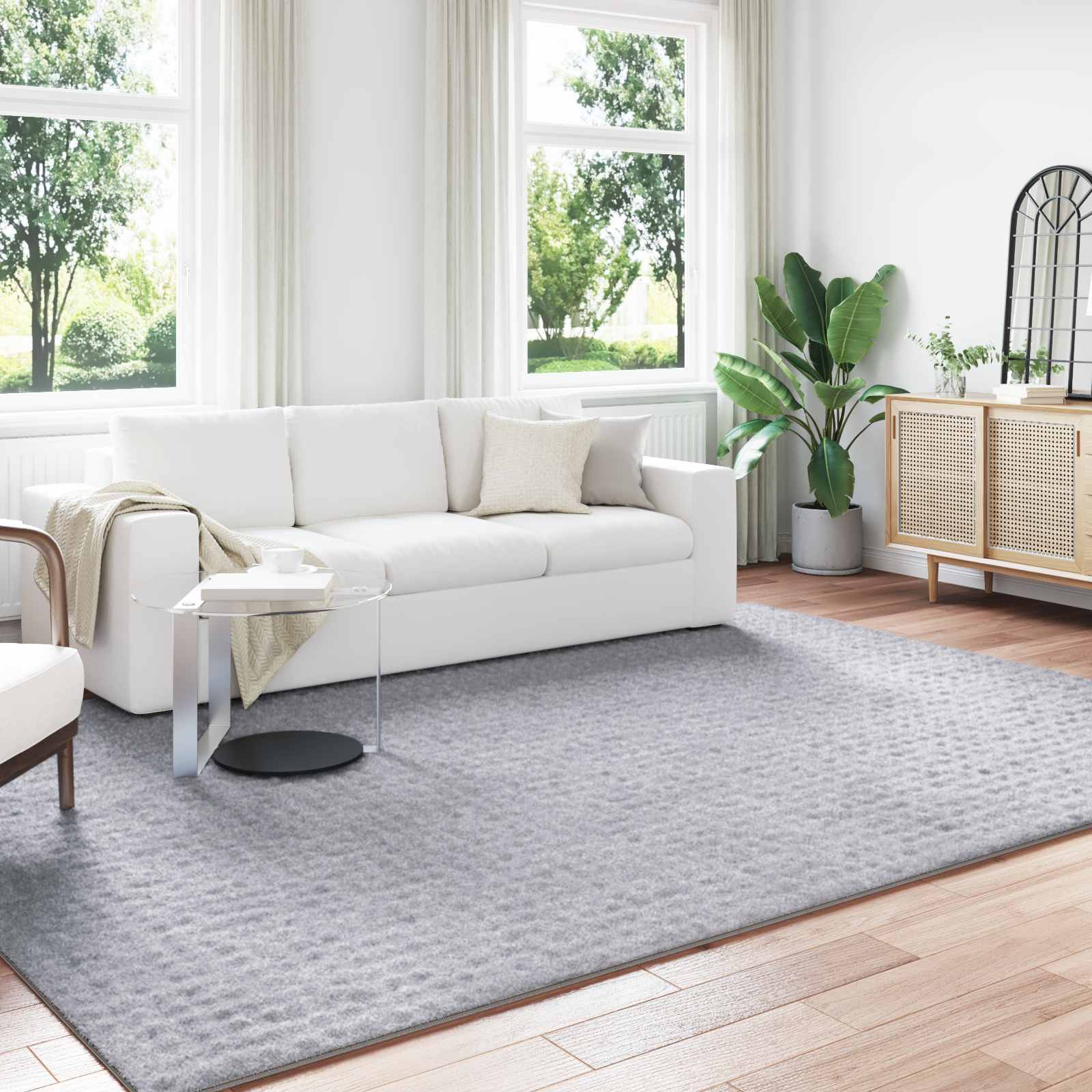 Tappeti per area SIROLO Grigio 280 x 200 cm Poliestere