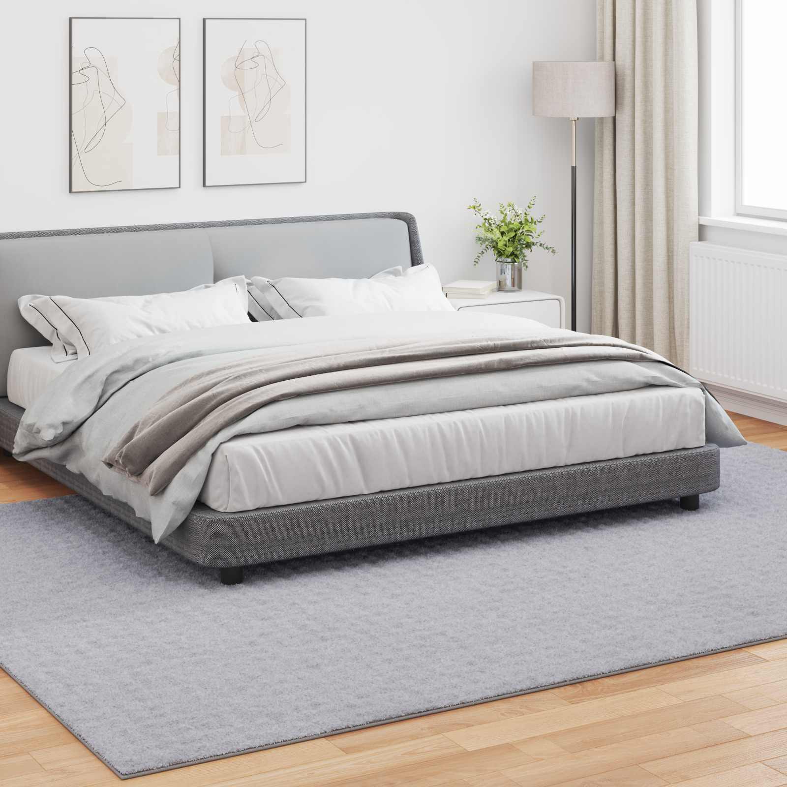Tappeti per area SIROLO Grigio 280 x 200 cm Poliestere