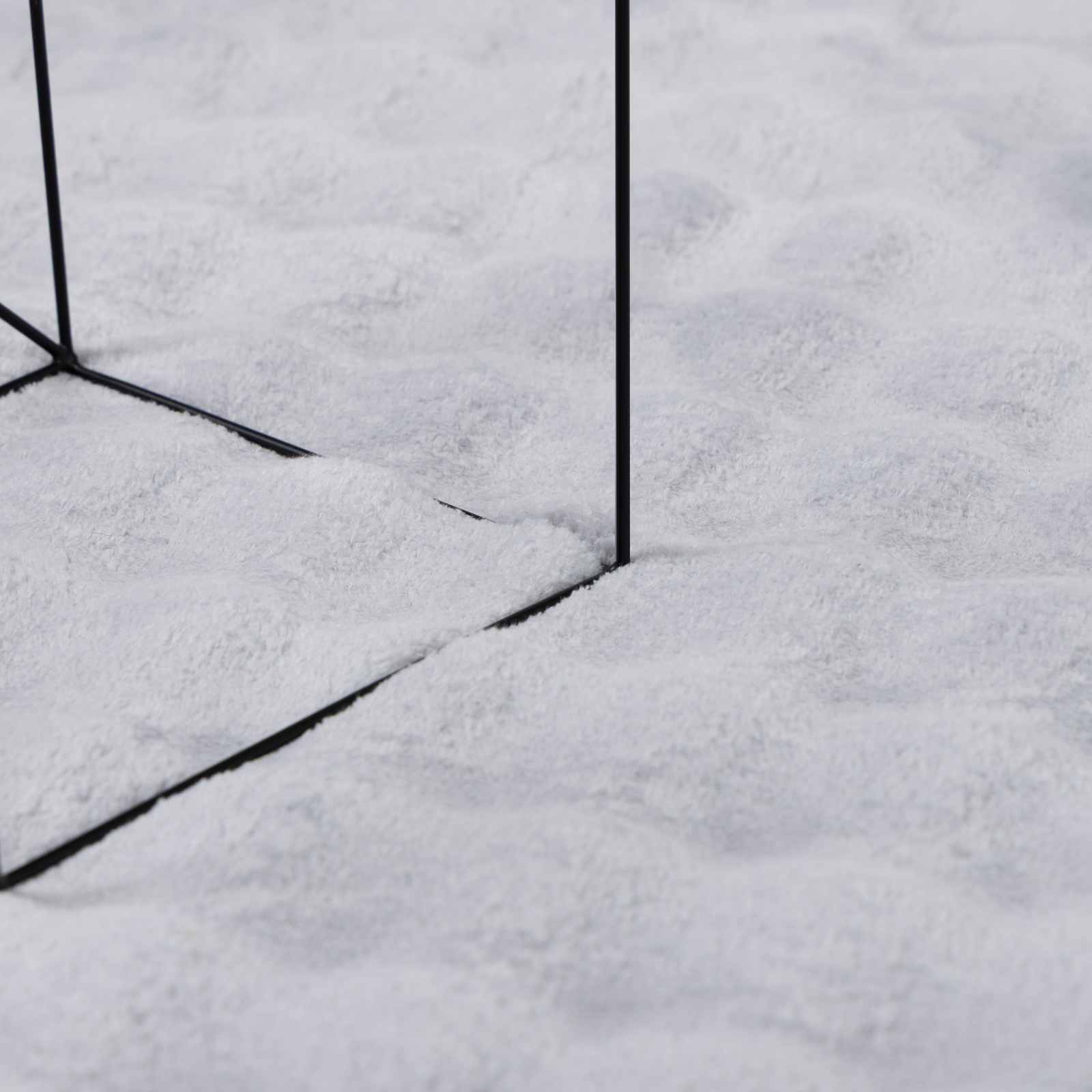 Tappeti per area Quadrato SIROLO Grigio 120 x 120 cm Poliestere