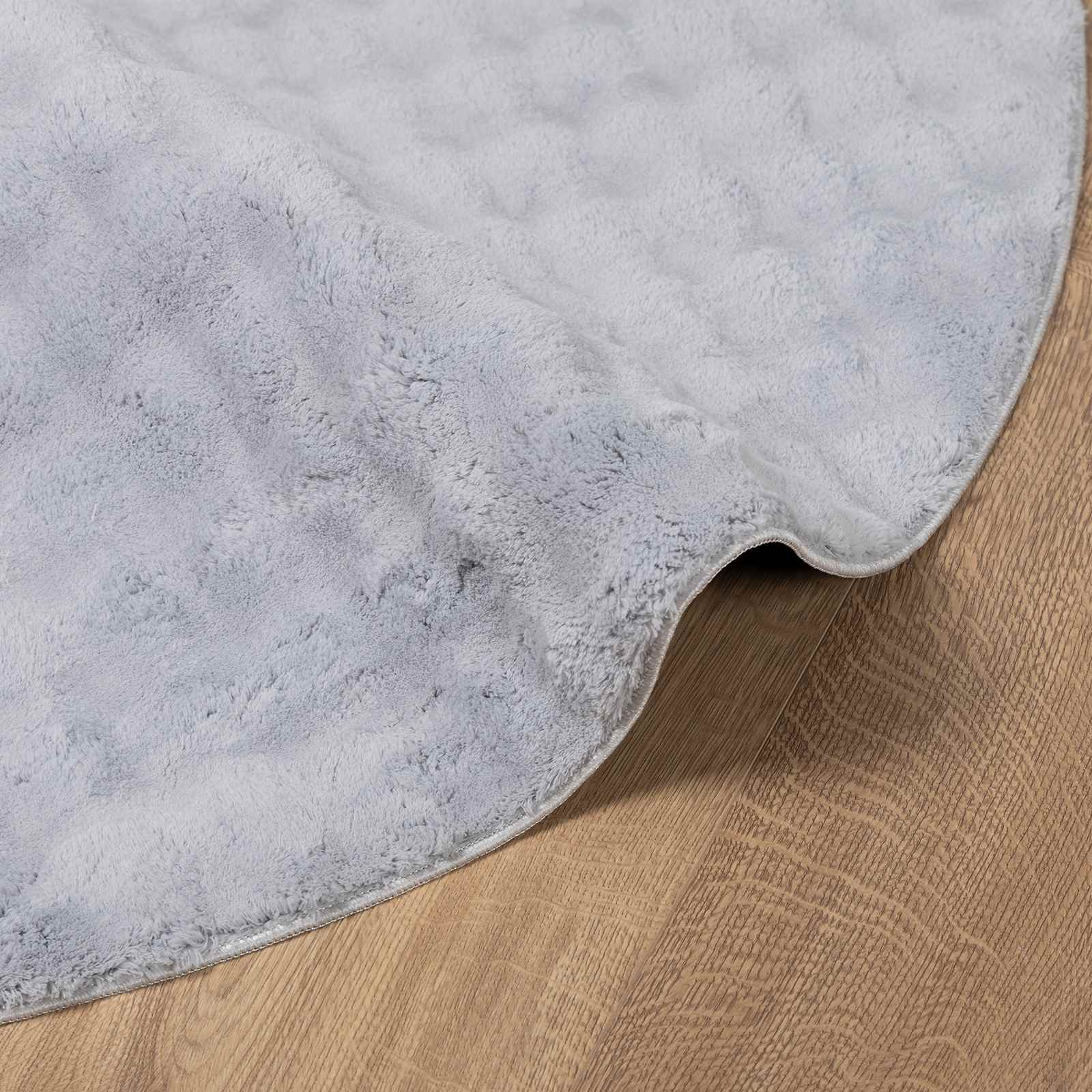 Tappeti per area Rotondo SIROLO Grigio Ø 200 CM Poliestere