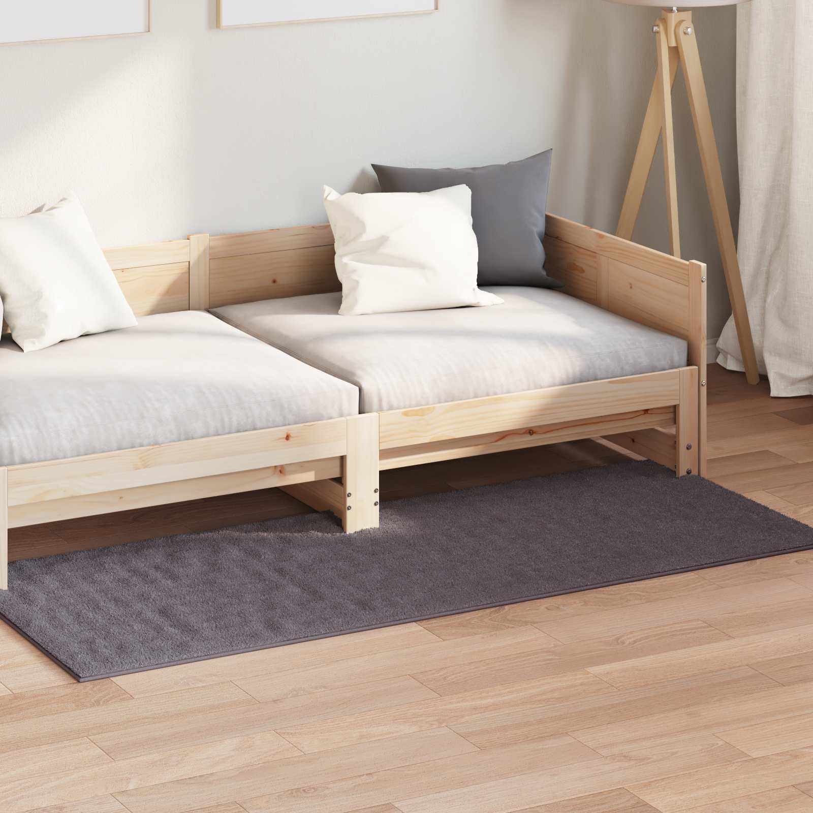 Tappeti per area SIROLO Antracite 200 x 80 cm Poliestere