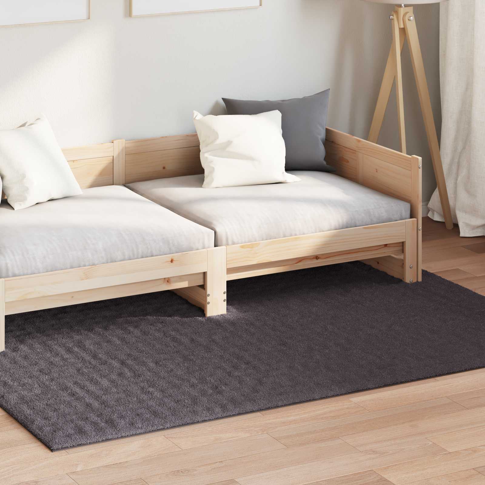 Tappeti per area SIROLO Antracite 230 x 160 cm Poliestere