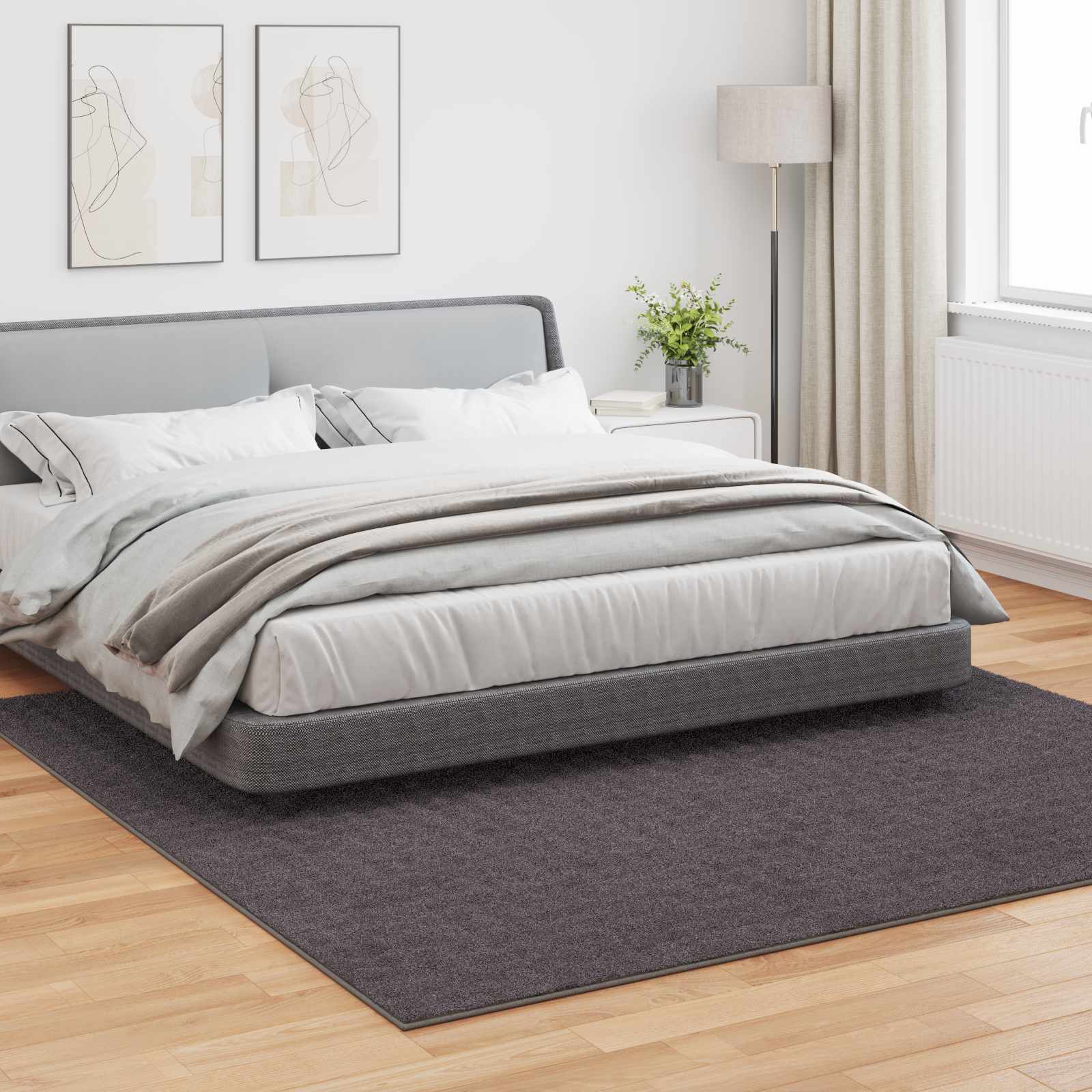 Tappeti per area SIROLO Antracite 240 x 240 cm Poliestere