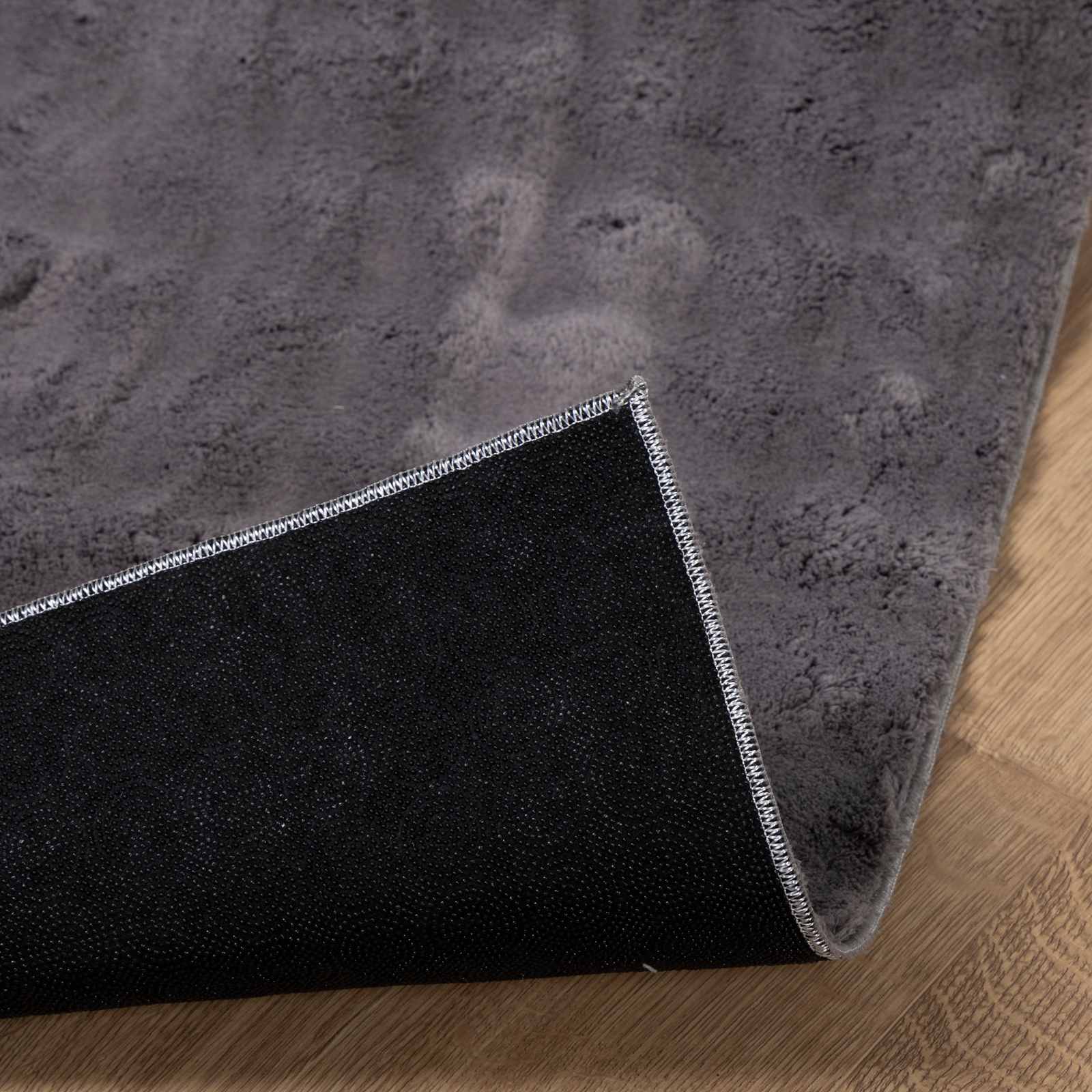 Tappeti per area SIROLO Antracite 240 x 240 cm Poliestere