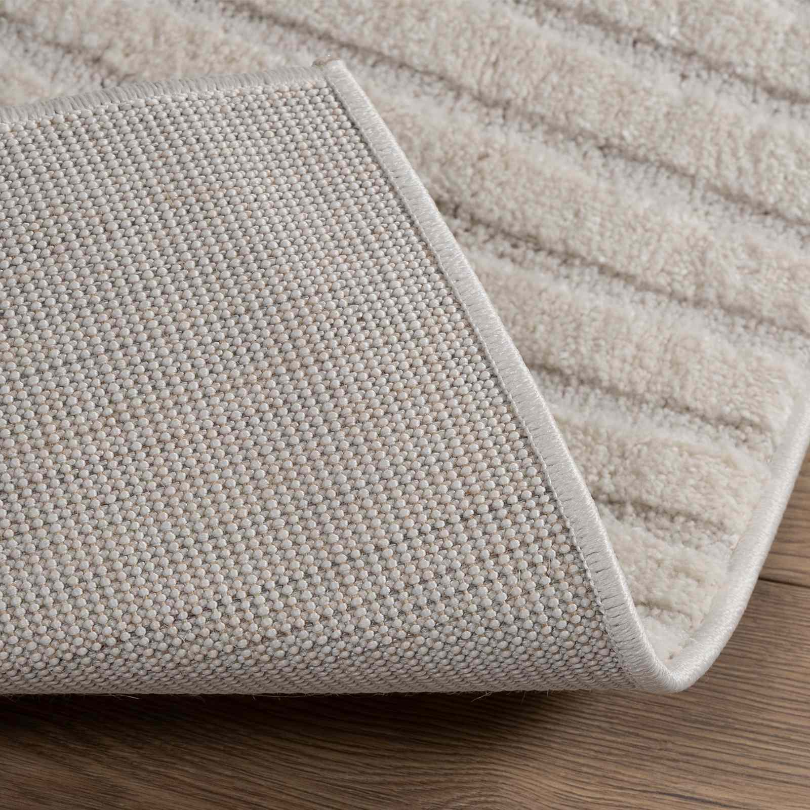 Tappeto per interni GALATI Crema 280 x 200 cm Poliestere