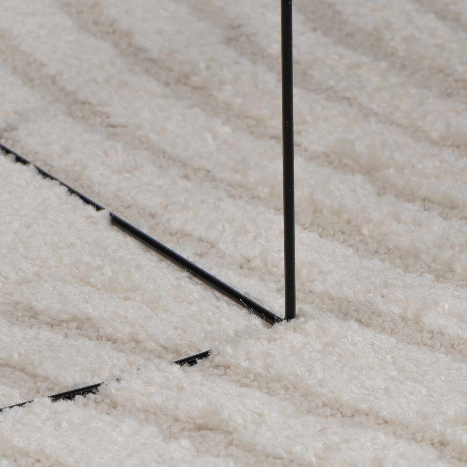 Tappeto per interni GALATI Crema 280 x 200 cm Poliestere