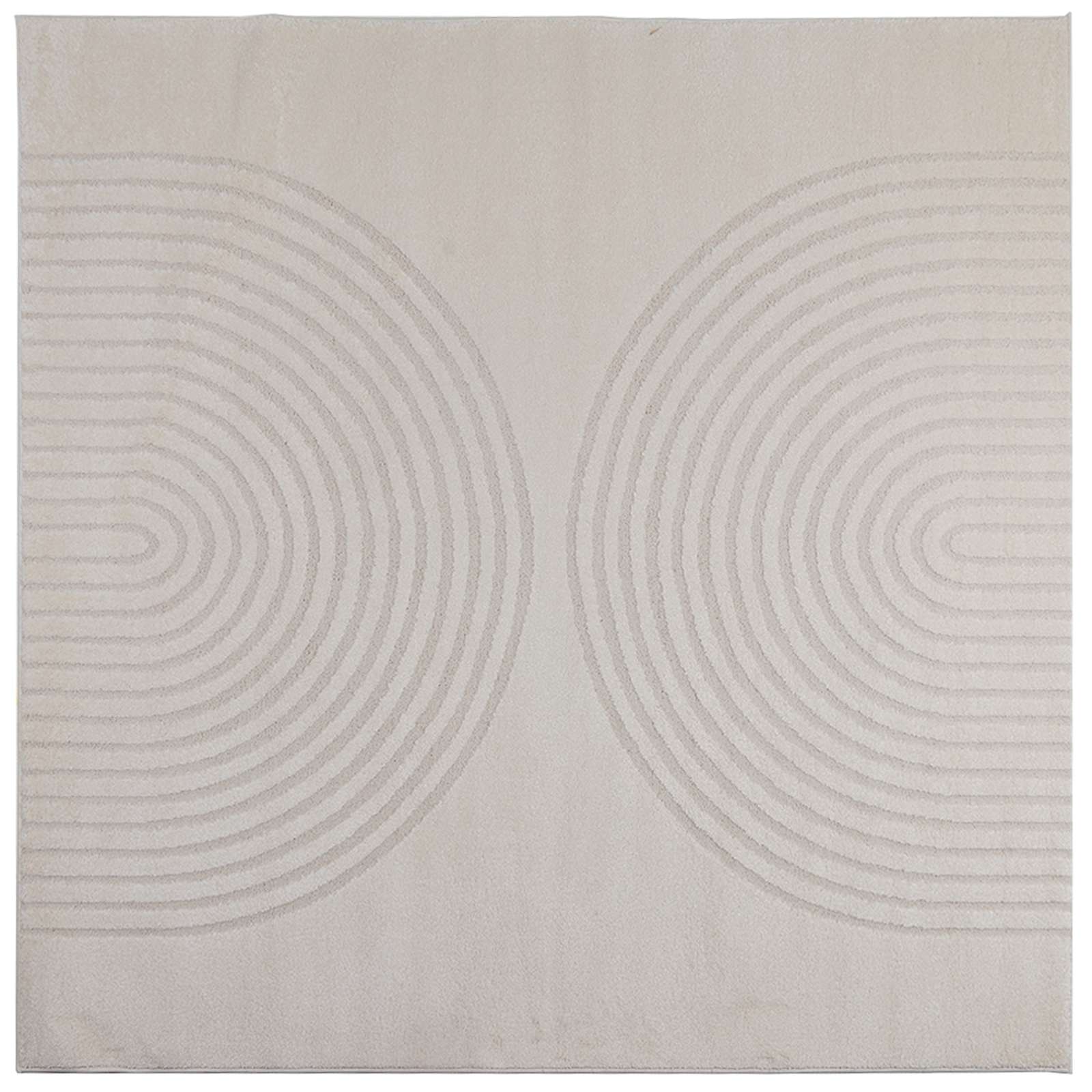 Tappeto per interni GALATI Crema 240 x 240 cm Poliestere