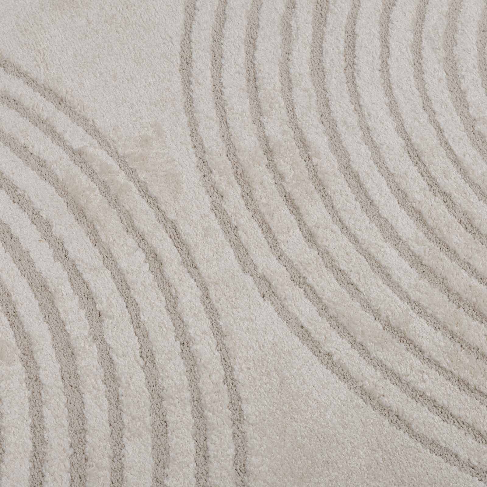 Tappeto per interni GALATI Crema 240 x 240 cm Poliestere