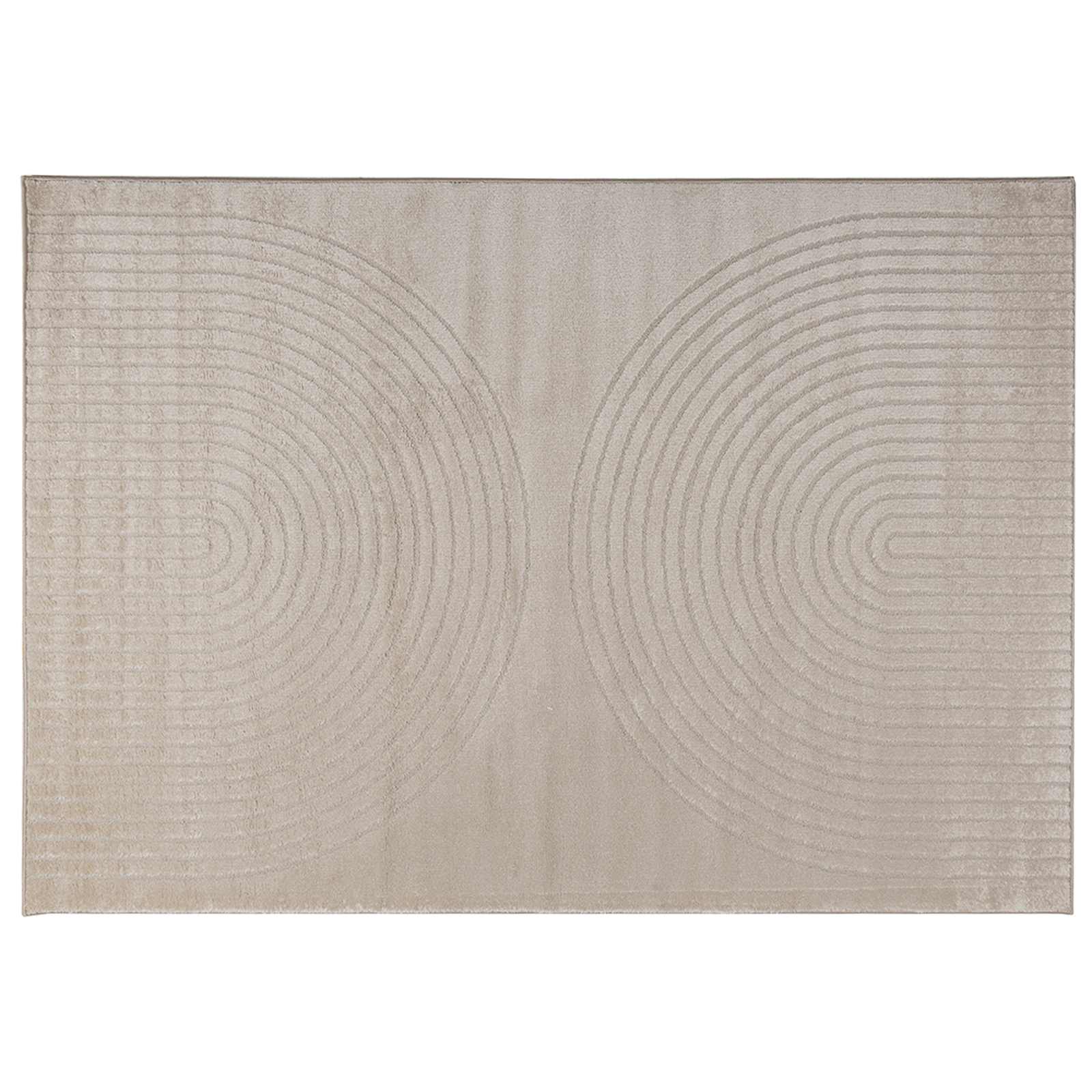 Tappeto per interni GALATI Beige 170 x 120 cm Poliestere
