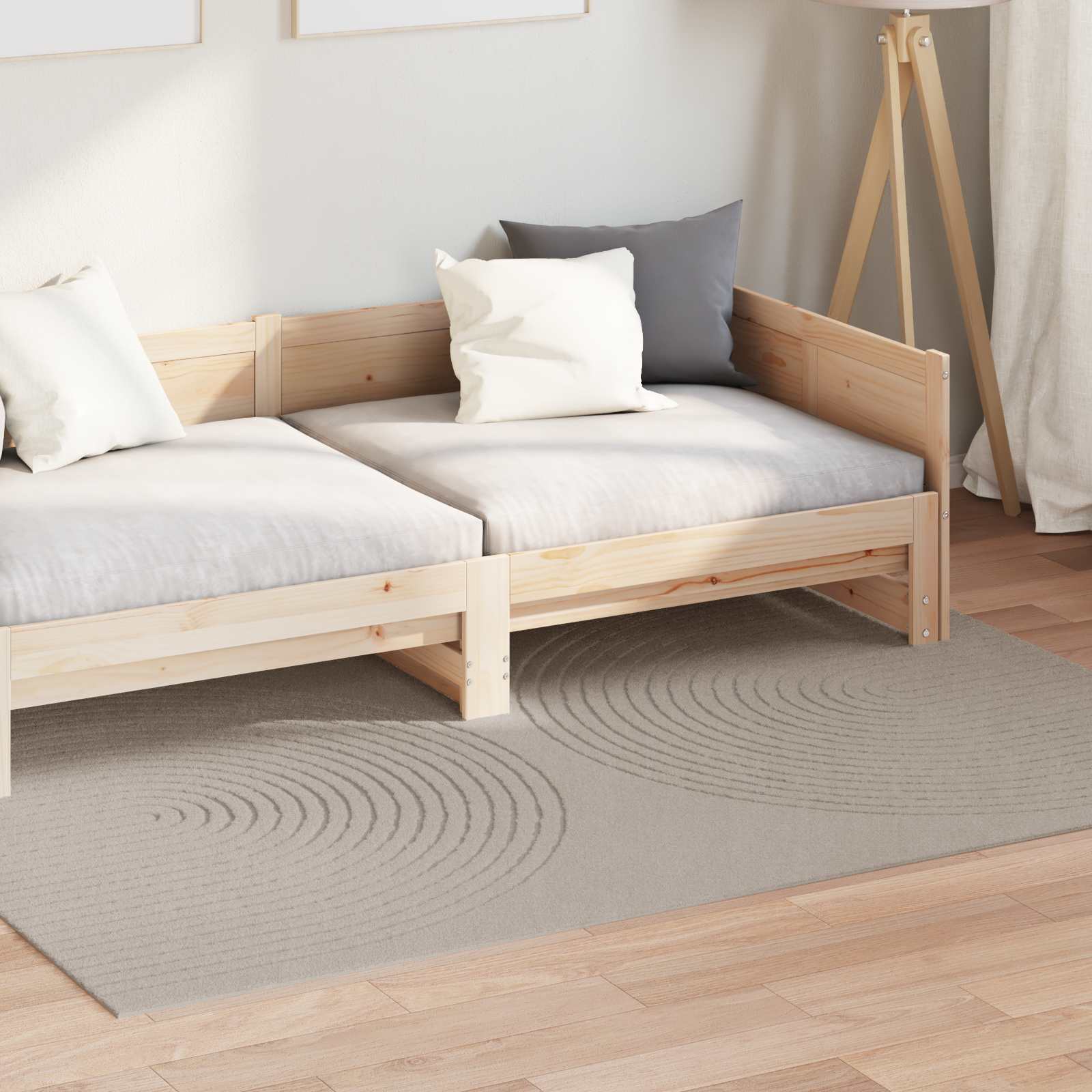 Tappeto per interni GALATI Beige 200 x 140 cm Poliestere