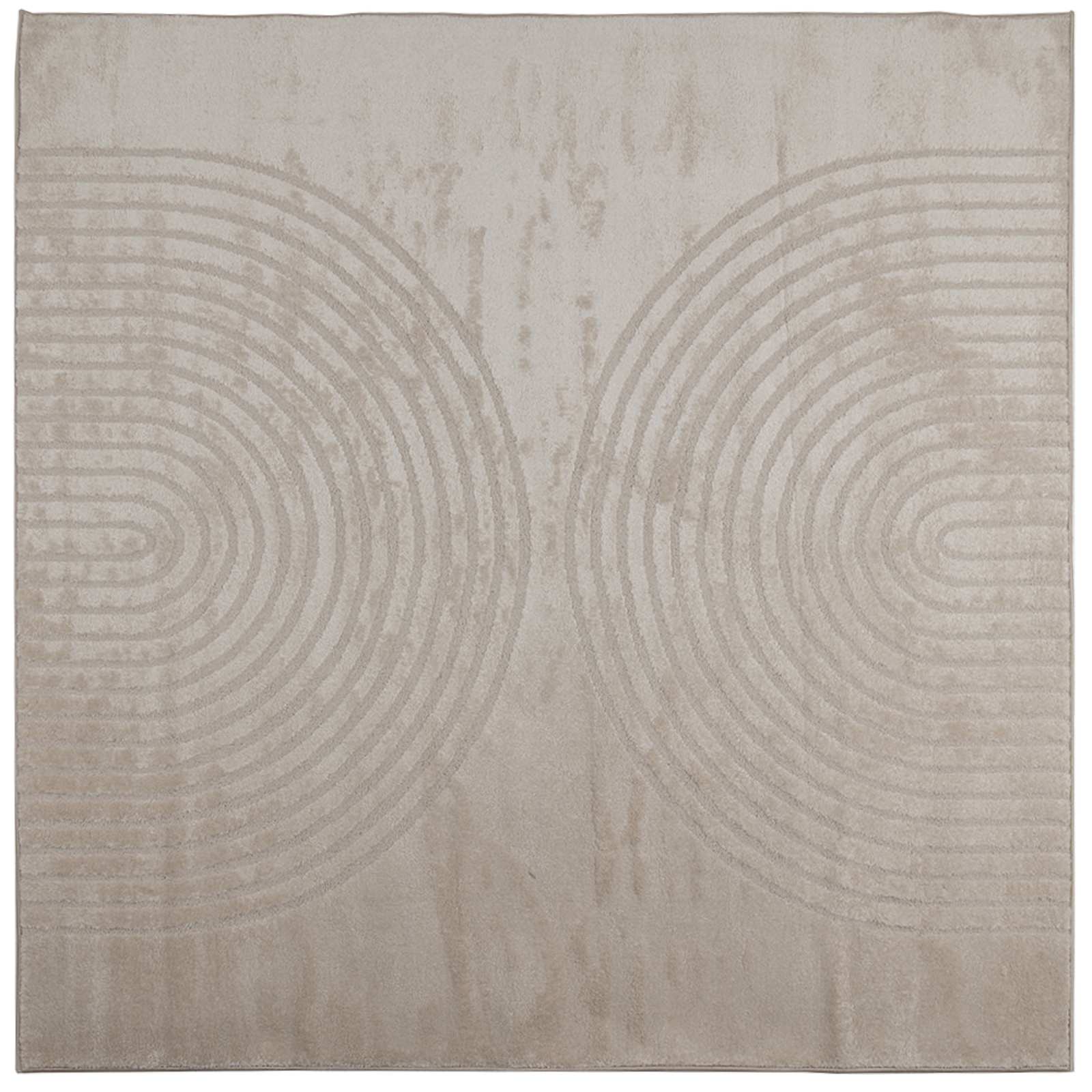 Tappeto per interni GALATI Beige 240 x 240 cm Poliestere