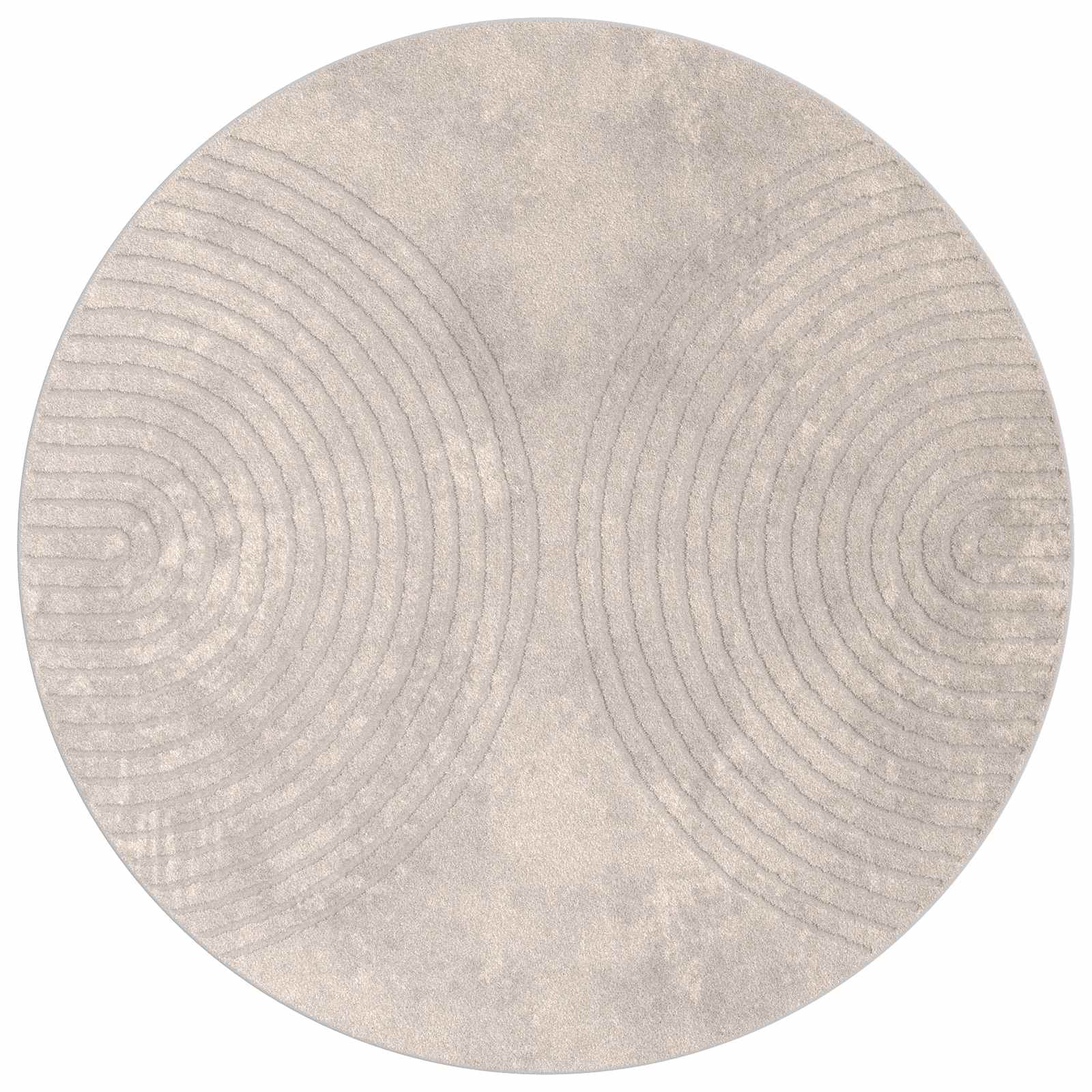 Tappeto per interni GALATI Beige Ø 160 CM Poliestere