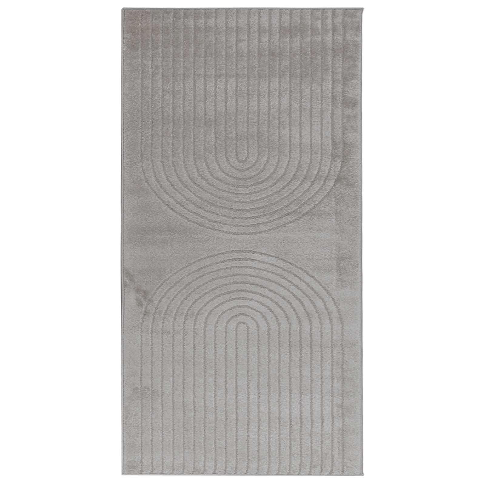Tappeto per interni GALATI Grigio 150 x 80 cm Poliestere