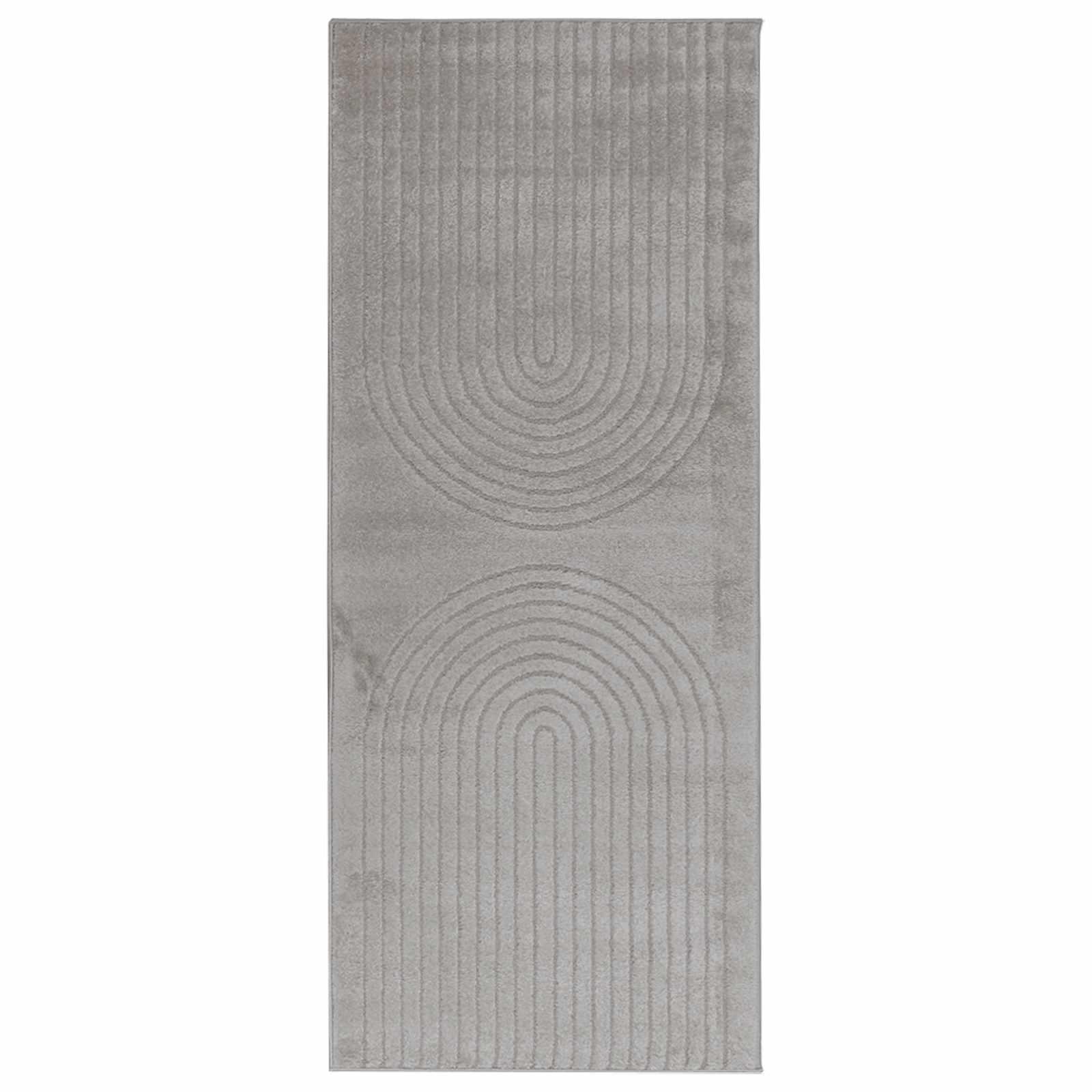 Tappeto per interni GALATI Grigio 200 x 80 cm Poliestere