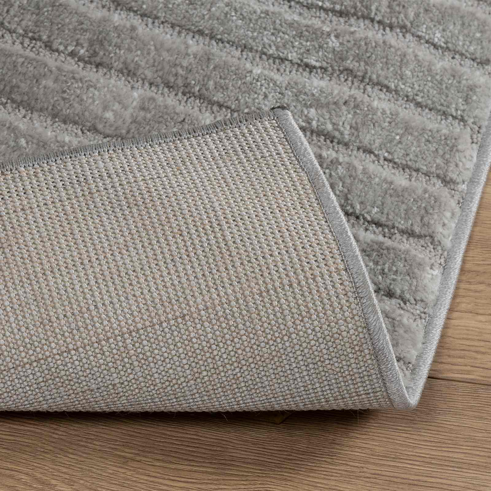 Tappeto per interni GALATI Grigio 170 x 120 cm Poliestere