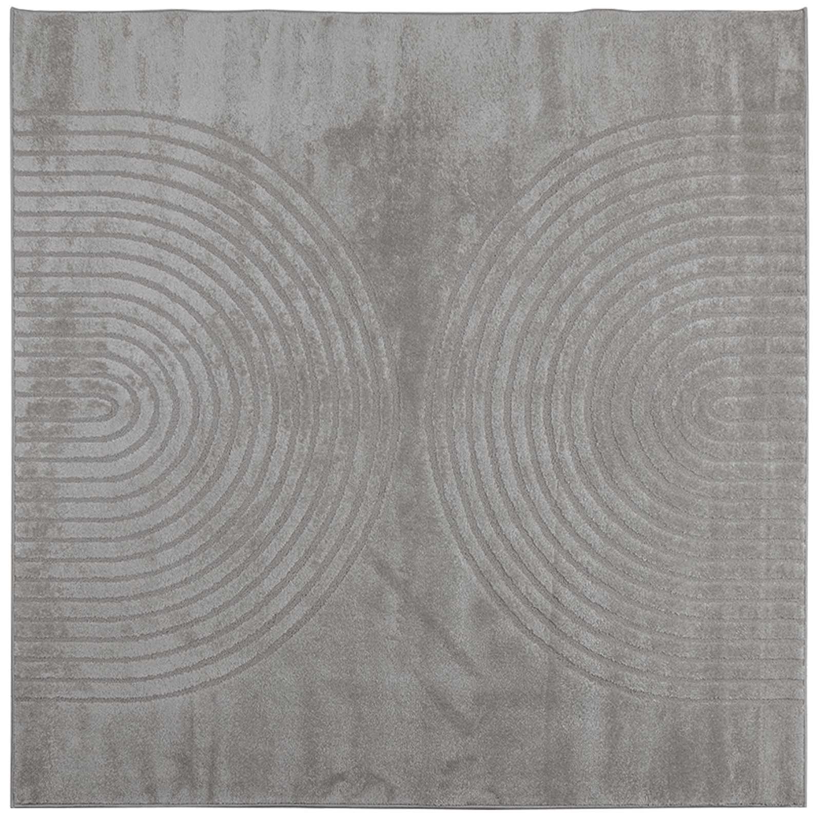 Tappeto per interni GALATI Grigio 200 x 200 cm Poliestere