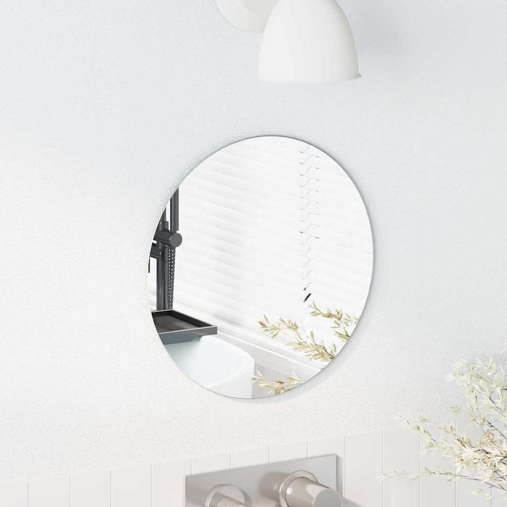 Specchio da parete Rotondo Ø 30 cm vetro temperato