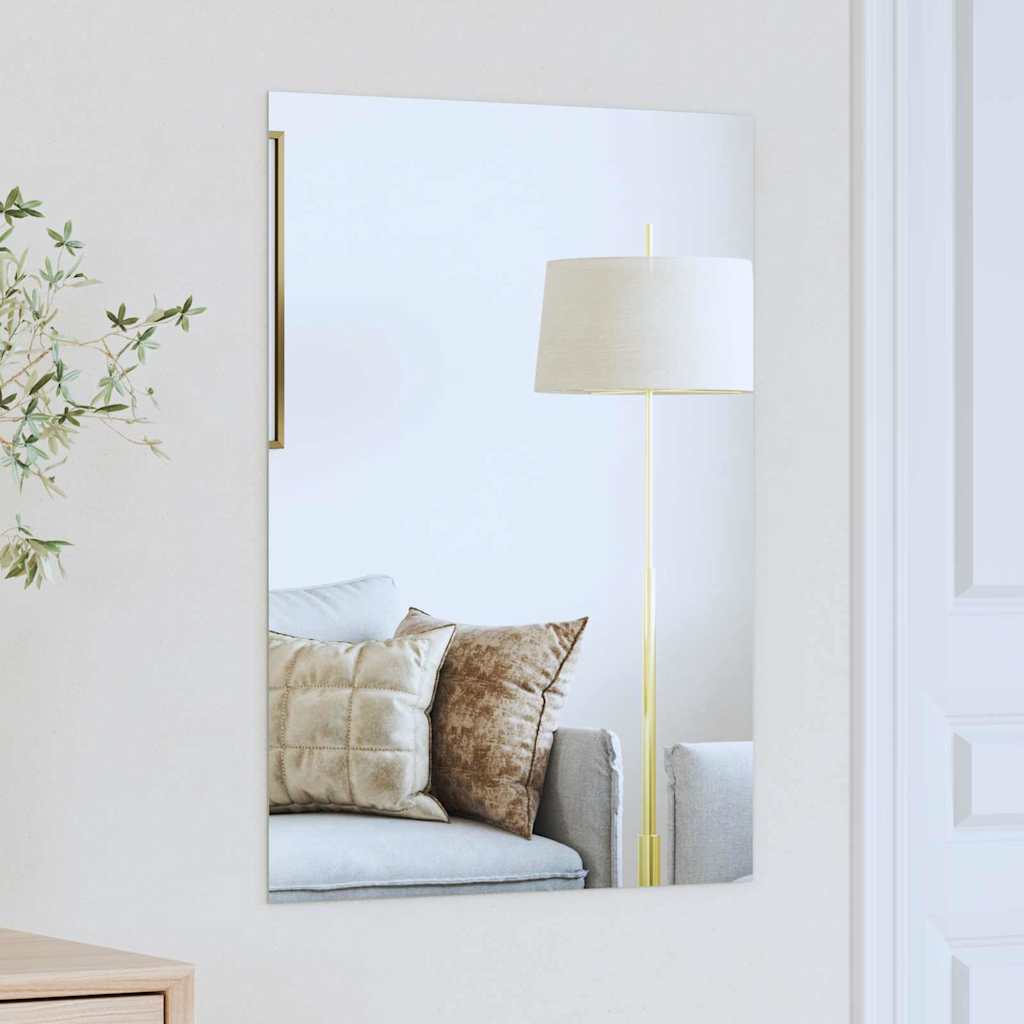Specchio da parete Rettangolare 70 x 50 cm vetro temperato