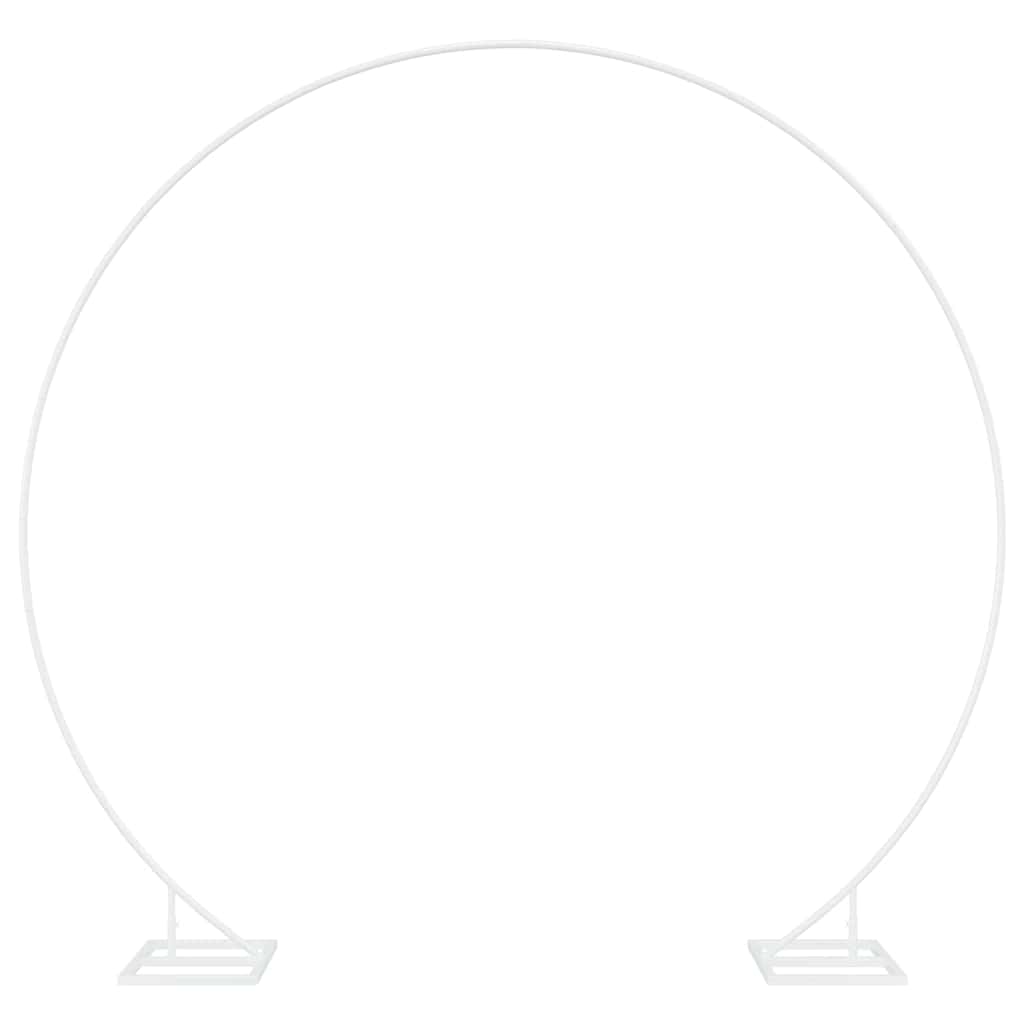 Arco Nuziale Singolo Bianco 220 x 45 x 200 cm Acciaio
