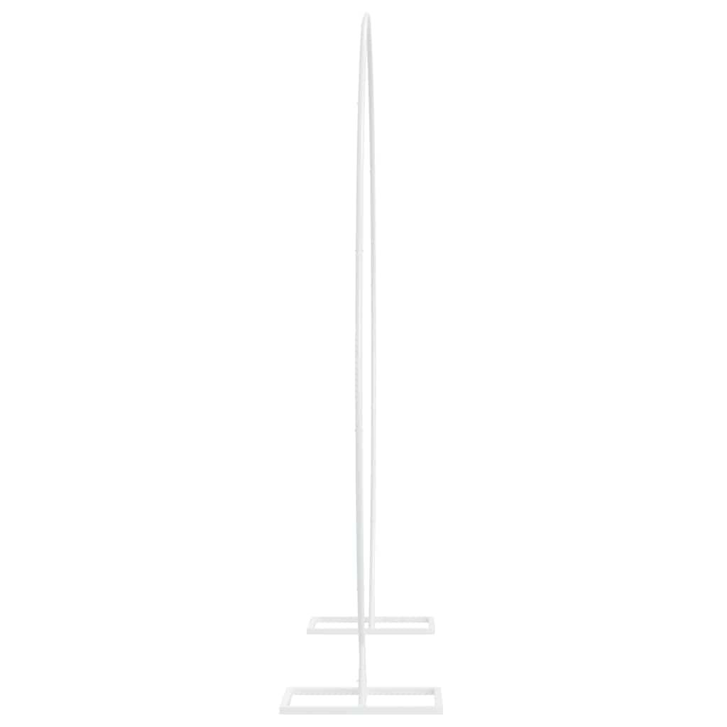 Arco Nuziale Singolo Bianco 220 x 45 x 200 cm Acciaio