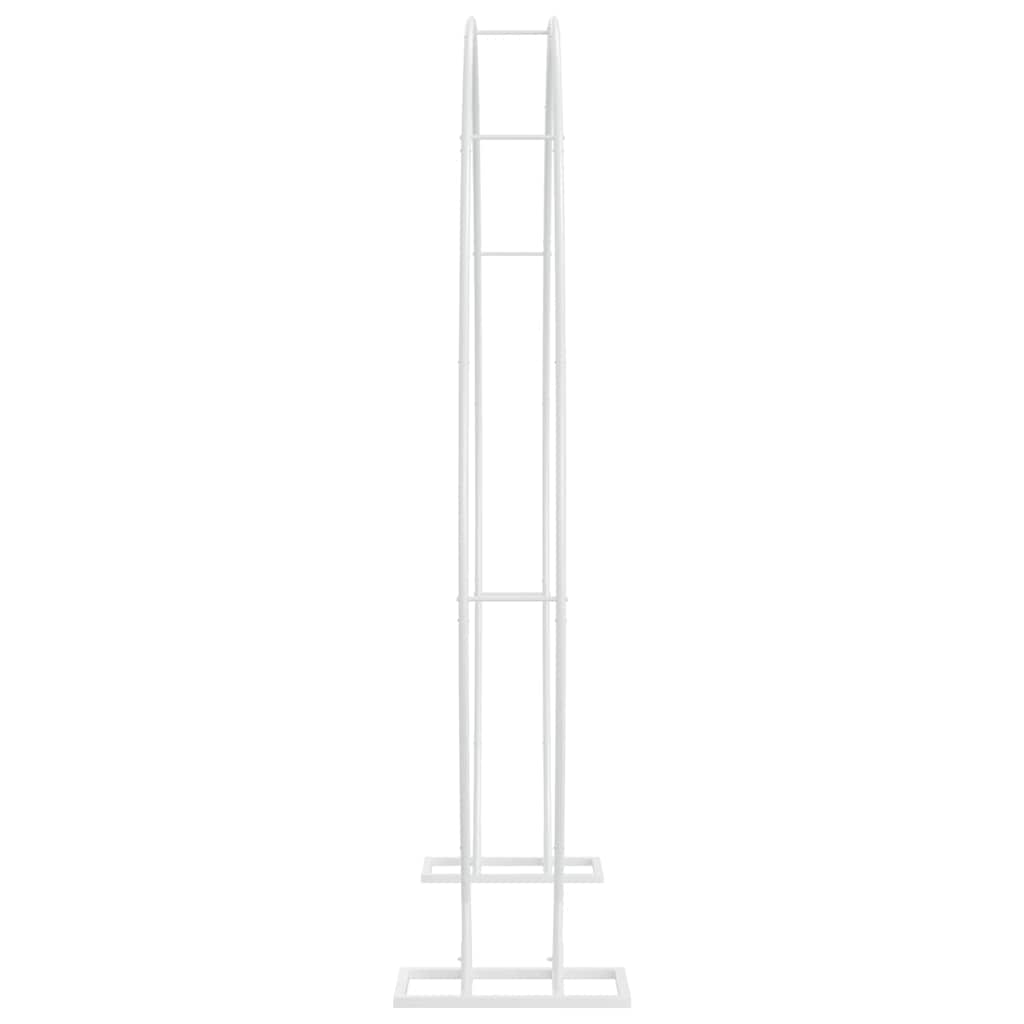 Arco Nuziale Doppio Bianco 220 x 45 x 200 cm Acciaio