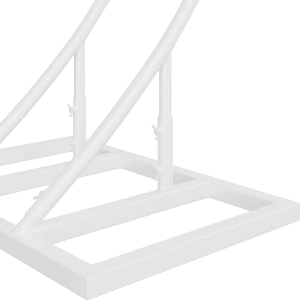 Arco Nuziale Doppio Bianco 220 x 45 x 200 cm Acciaio