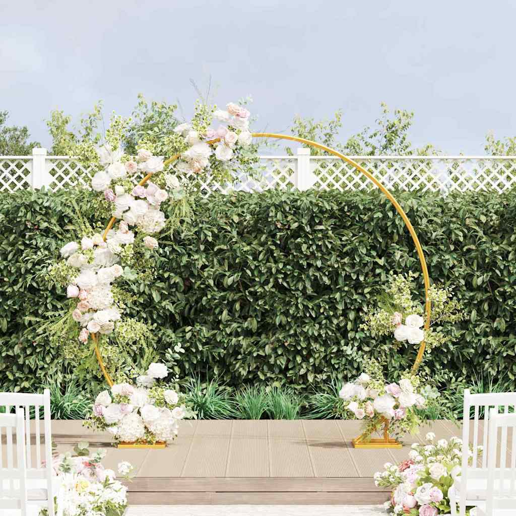 Arco Nuziale Doppio Oro 220 x 45 x 200 cm Acciaio