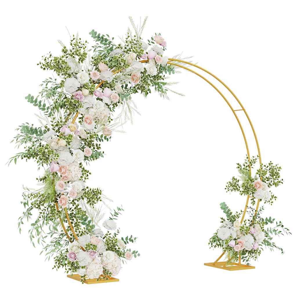 Arco Nuziale Doppio Oro 220 x 45 x 200 cm Acciaio
