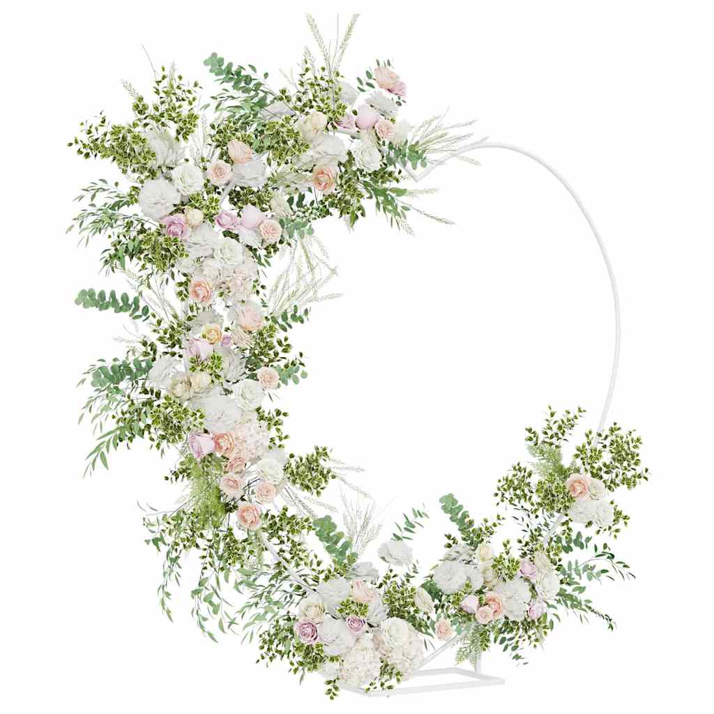 Arco Nuziale Bianco 195 x 35 x 211 cm Acciaio