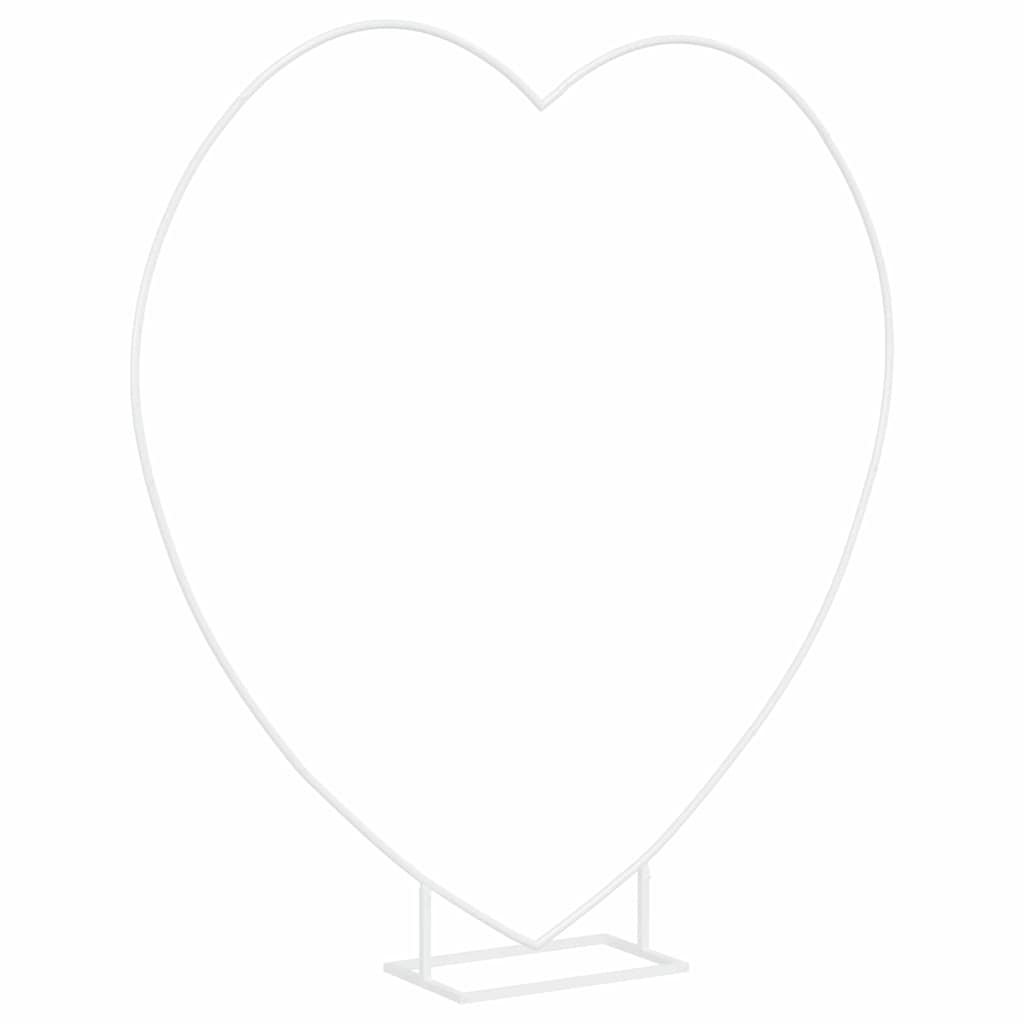 Arco Nuziale Bianco 195 x 35 x 211 cm Acciaio