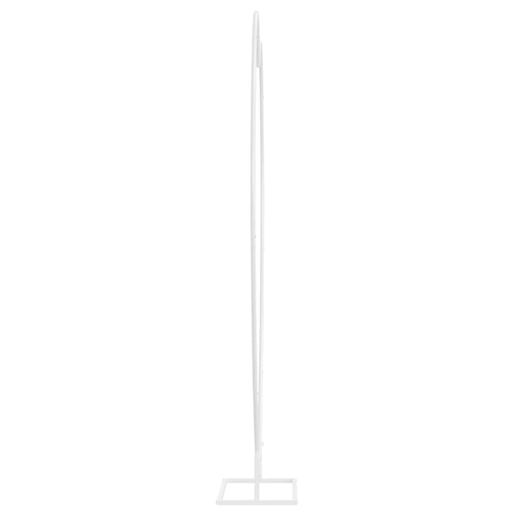 Arco Nuziale Bianco 195 x 35 x 211 cm Acciaio
