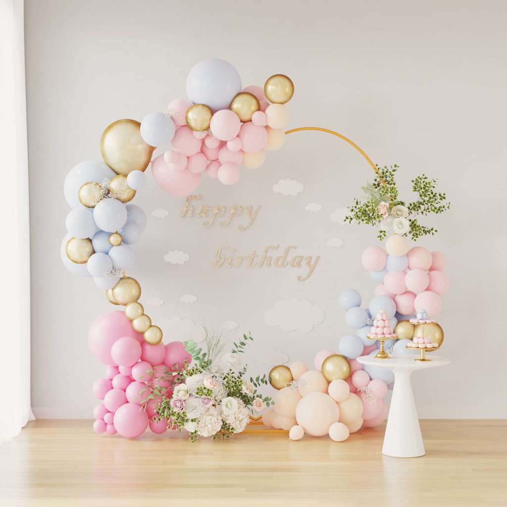 Arco Nuziale Oro 195 x 35 x 211 cm Acciaio